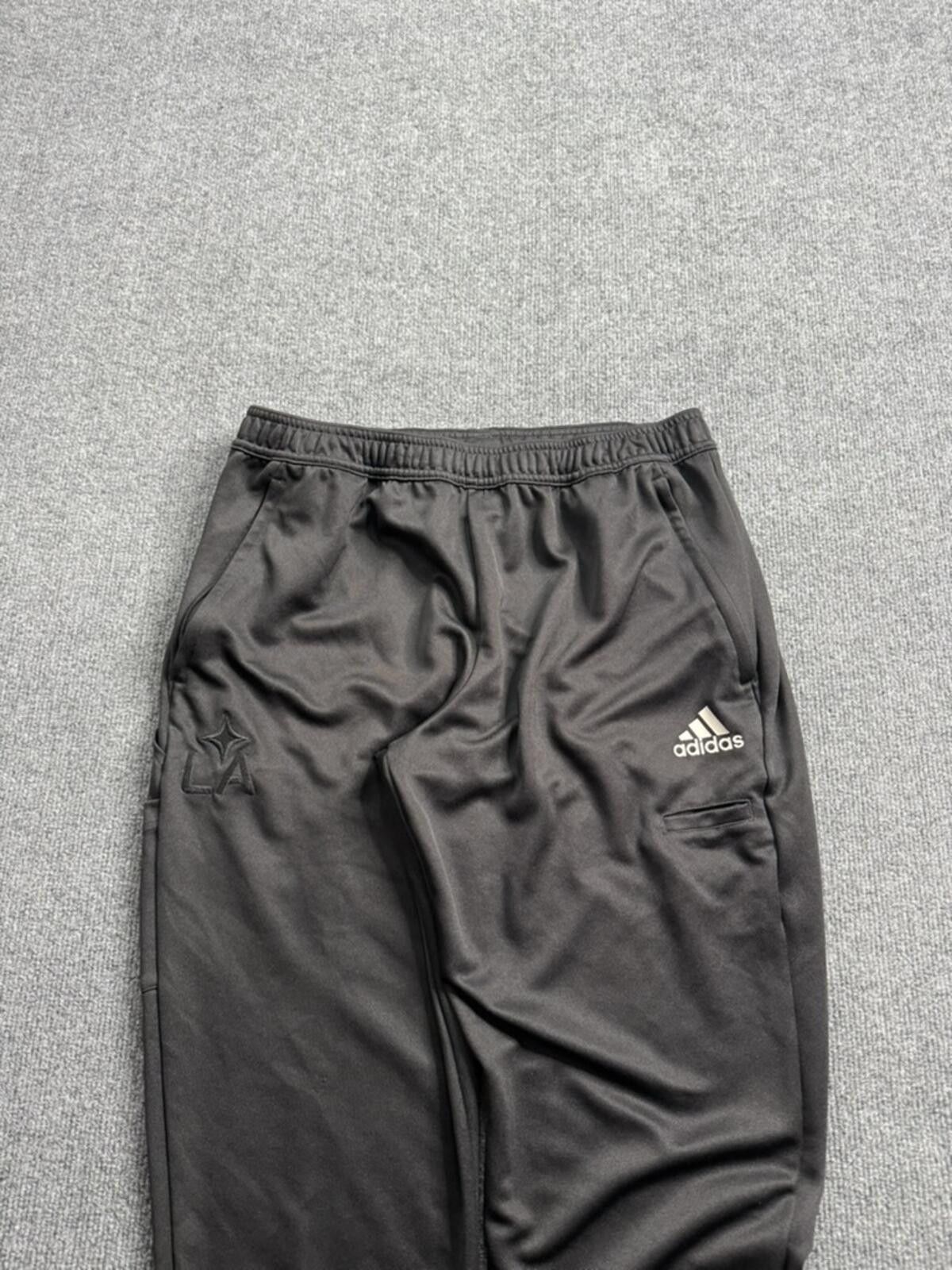 Adidas Adidas LA Galaxy FC Team Issued Jogger Training Trackpants L Size US 34 / EU 50 - 3 Thumbnail