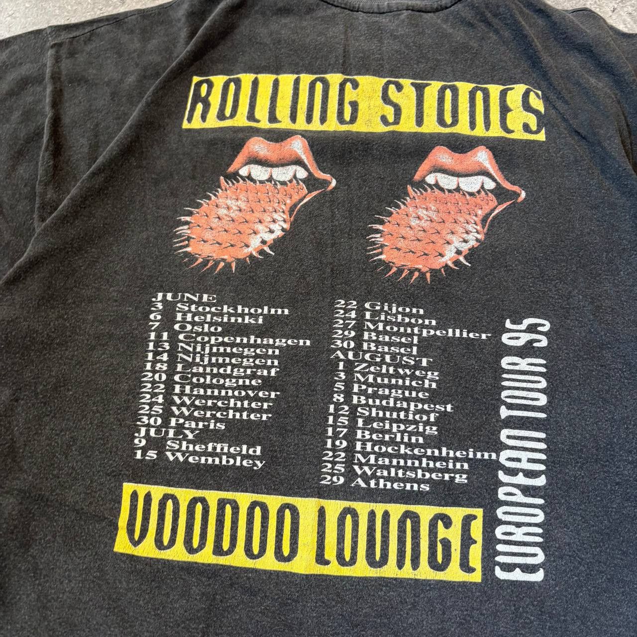 Band Tees × The Rolling Stones × Vintage The Rolling Stones Voodoo Lounge Europe tour 95 T-Shirt Size US M / EU 48-50 / 2 - 2 Thumbnail