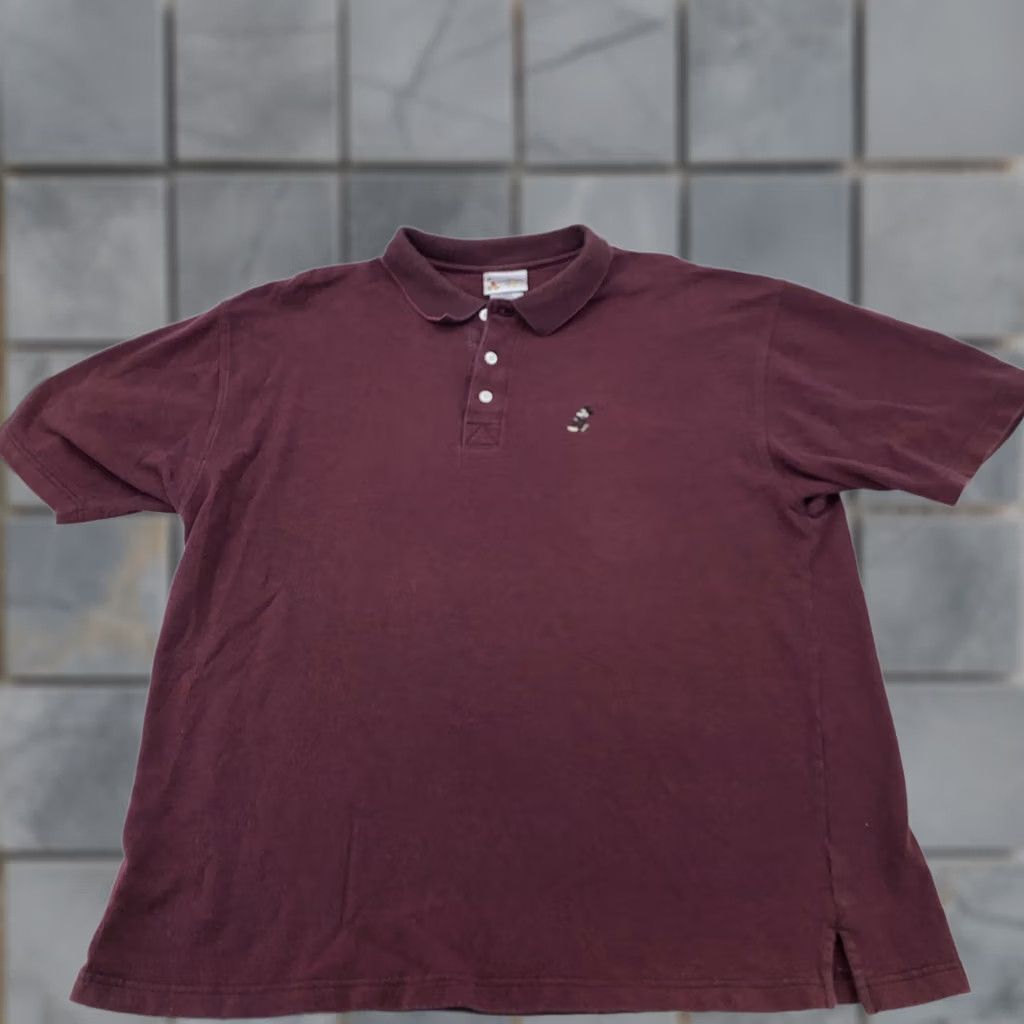 Disney Walt Disney World Polo Shirt Mens XL Mickey Mouse Embroidered Classic Disney Par Size US XL / EU 56 / 4 - 1 Thumbnail