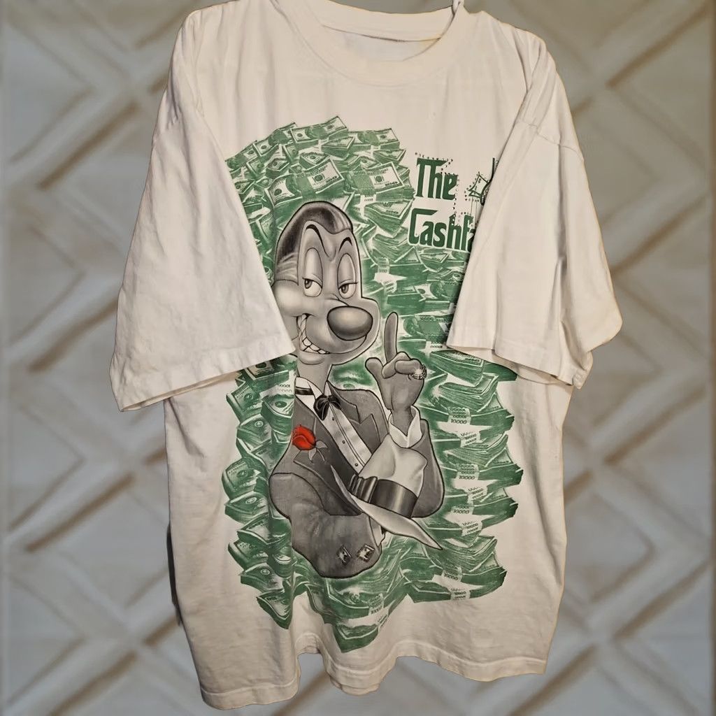 Rap Tees × Vintage × Warner Bros Y2K Looney tunes Donald Duck rap