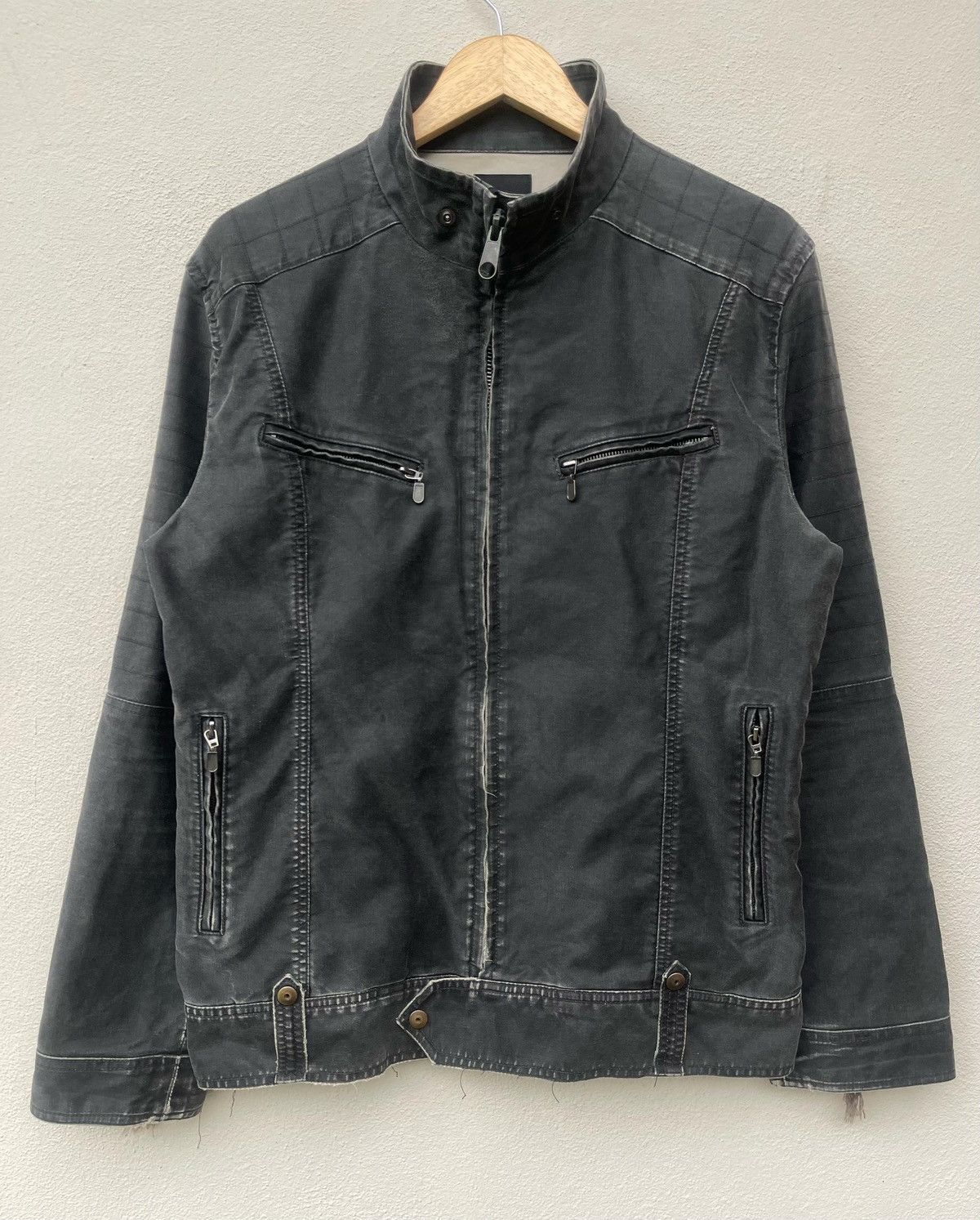 If Six Was Nine × Japanese Brand × Le Grande Bleu (L.G.B.) Bareback Realdresss Bondage Punk Style Jacket Size US XL / EU 56 / 4 - 1 Thumbnail
