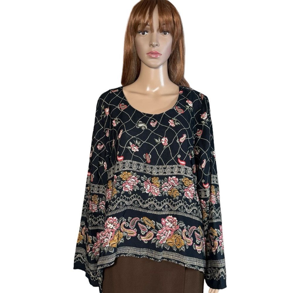 Other NWT New Vintage Marie Clare Fashion Top Made In USA Size 18 Size XXL / US 16-18 / IT 52-54 - 1 Thumbnail