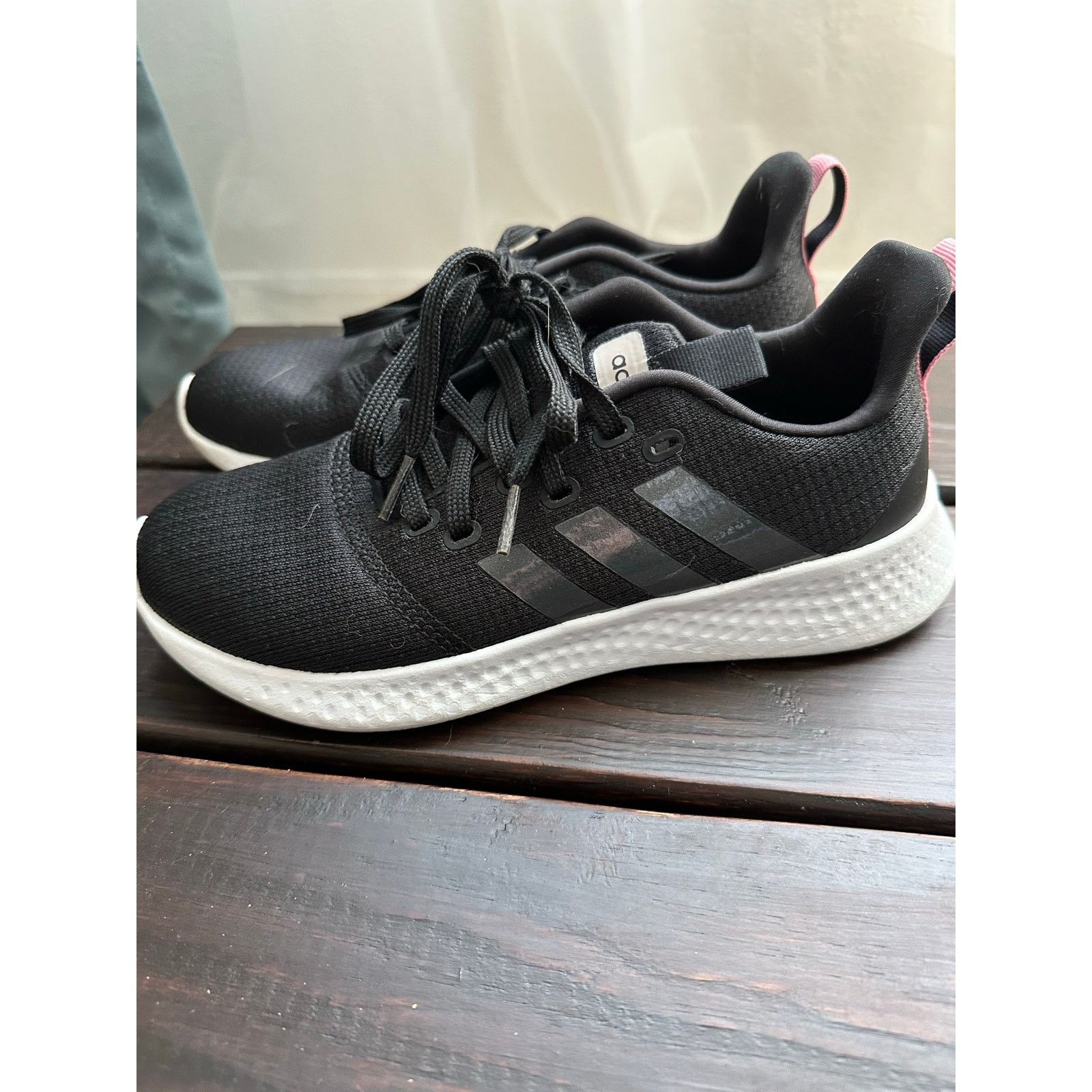 Adidas Adidas Puremotion Sneakers - Women's - Black - Size 6.5 Size US 6.5 / IT 36.5 - 3 Thumbnail