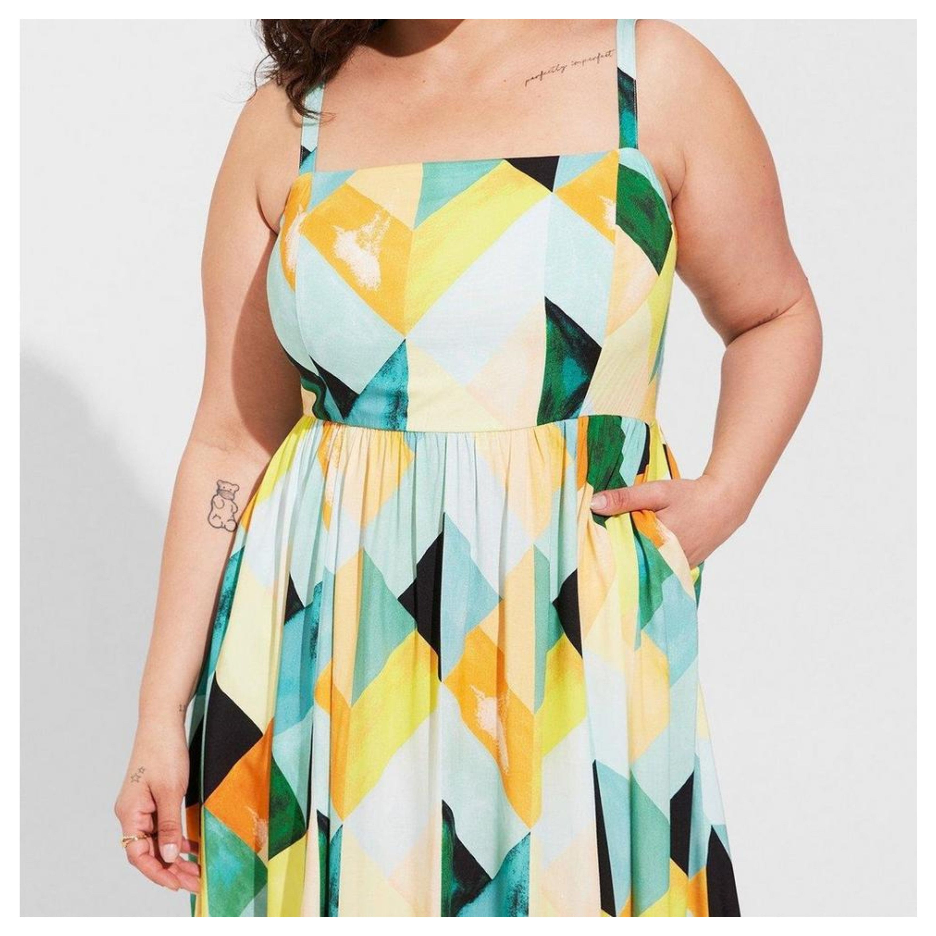 Torrid Torrid Midi Challis Sleeveless Sundress Size XXL / US 16-18 / IT 52-54 - 3 Thumbnail