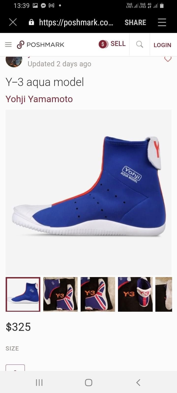 Yohji Yamamoto Yohjiyamamoto Aqua Union Jack Flag Shoes Size US 8.5 / EU 41-42 - 11 Thumbnail