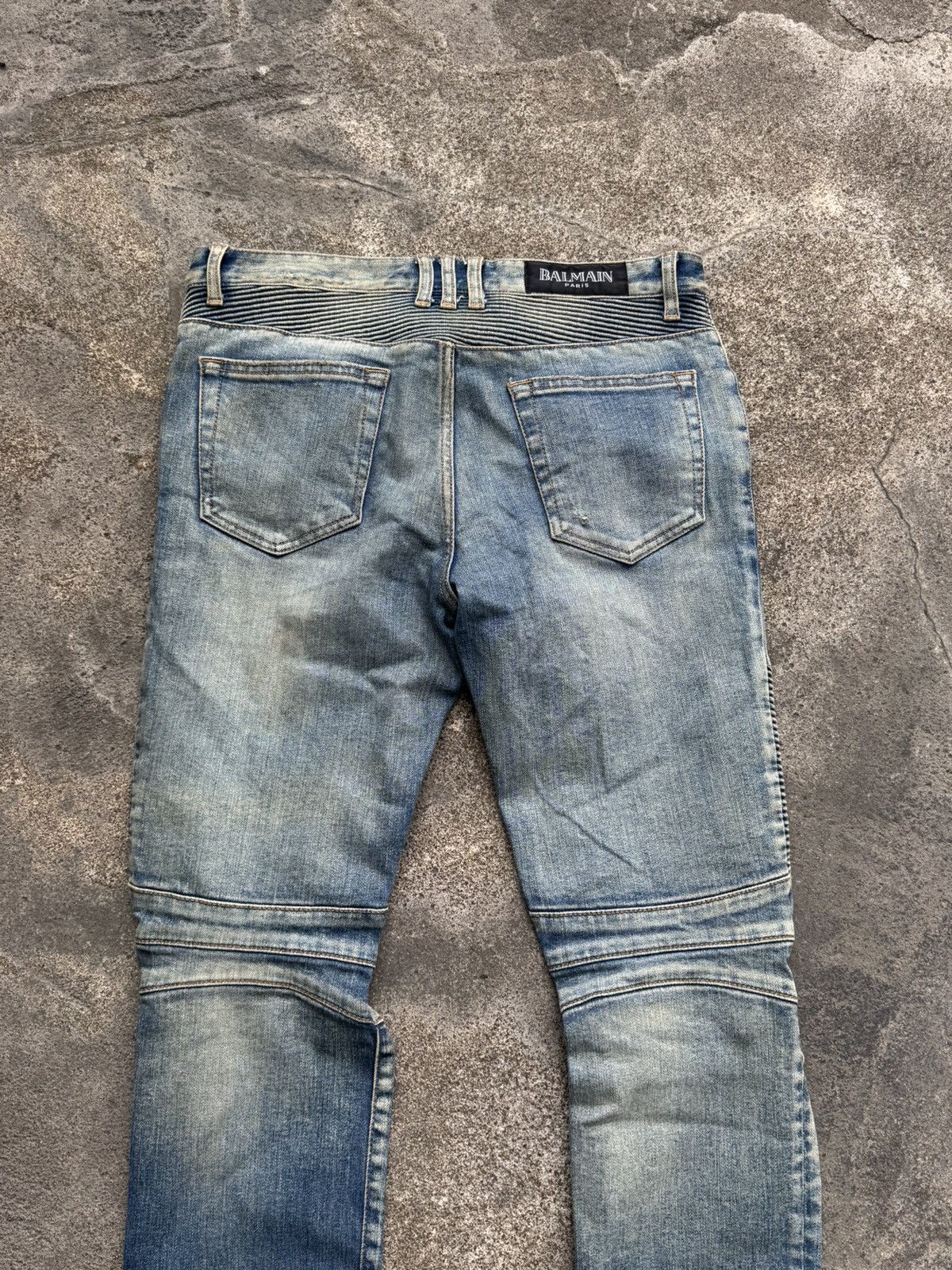 Balmain Balmain Decarnin Biker Denim Size US 32 / EU 48 - 4 Thumbnail