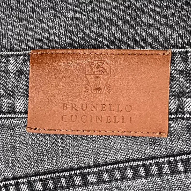 Brunello Cucinelli Brunello Cucinelli Black Gray Cotton Casual Denim Long Pan Size 30" / US 8 / IT 44 - 6 Thumbnail