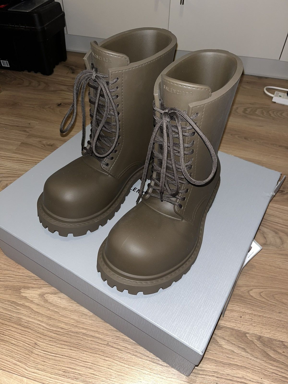 Balenciaga SOLD‼️BRAND NEW Balenciaga Steroid Boots‼️ Size US 8.5 / EU 41-42 - 1 Thumbnail