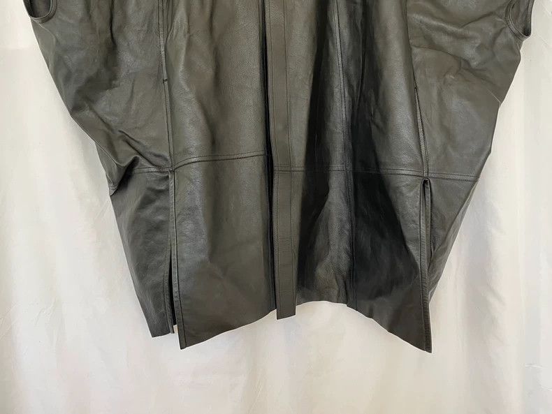 Rick Owens Rick Owens Leather Short Sleeve Coat-2506 Size M / US 6-8 / IT 42-44 - 5 Thumbnail
