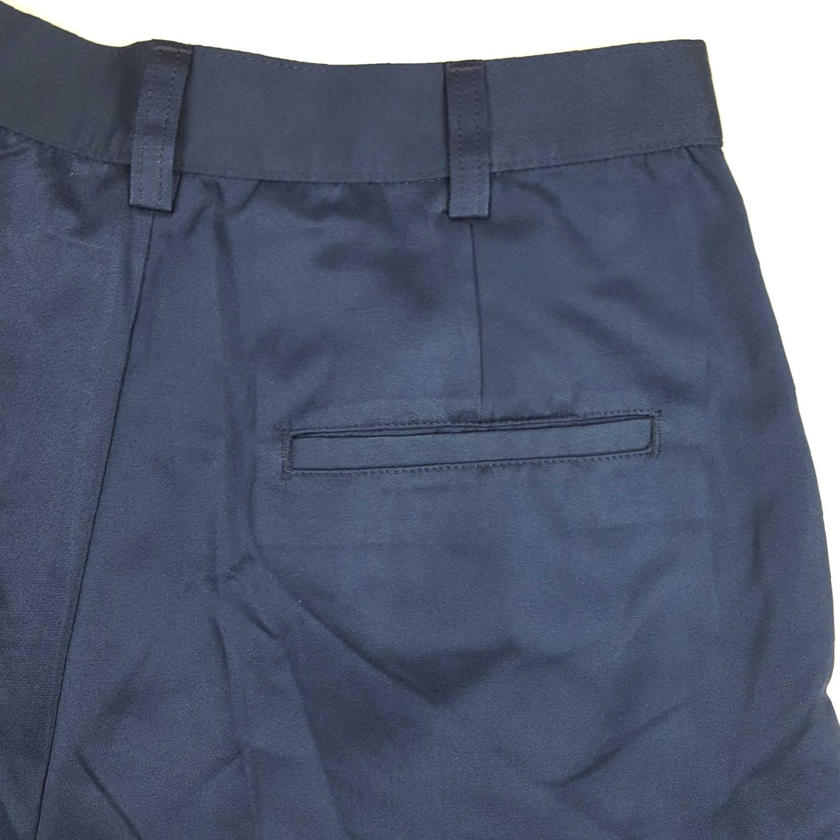 Spalding VINTAGE Spalding Golf Women's Shorts Navy Blue Pleated High Waist 14 Athletic Outdoor Trousers Size 29" - 7 Thumbnail
