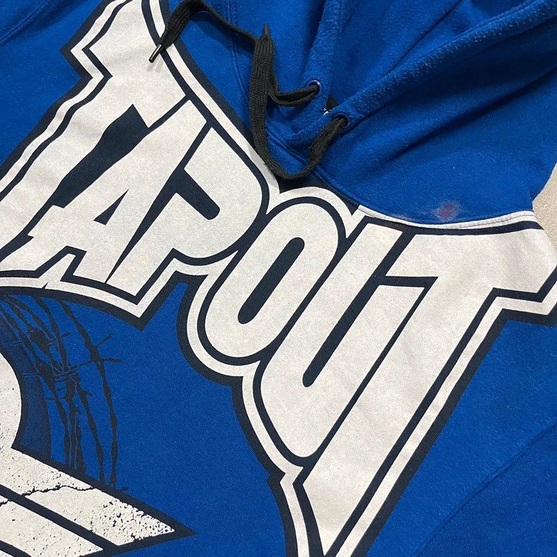 Tapout Vintage Tapout Big Logo Spellout Hoodie Rap Y2K Trendy Baggy Size US XXL / EU 58 / 5 - 4 Thumbnail