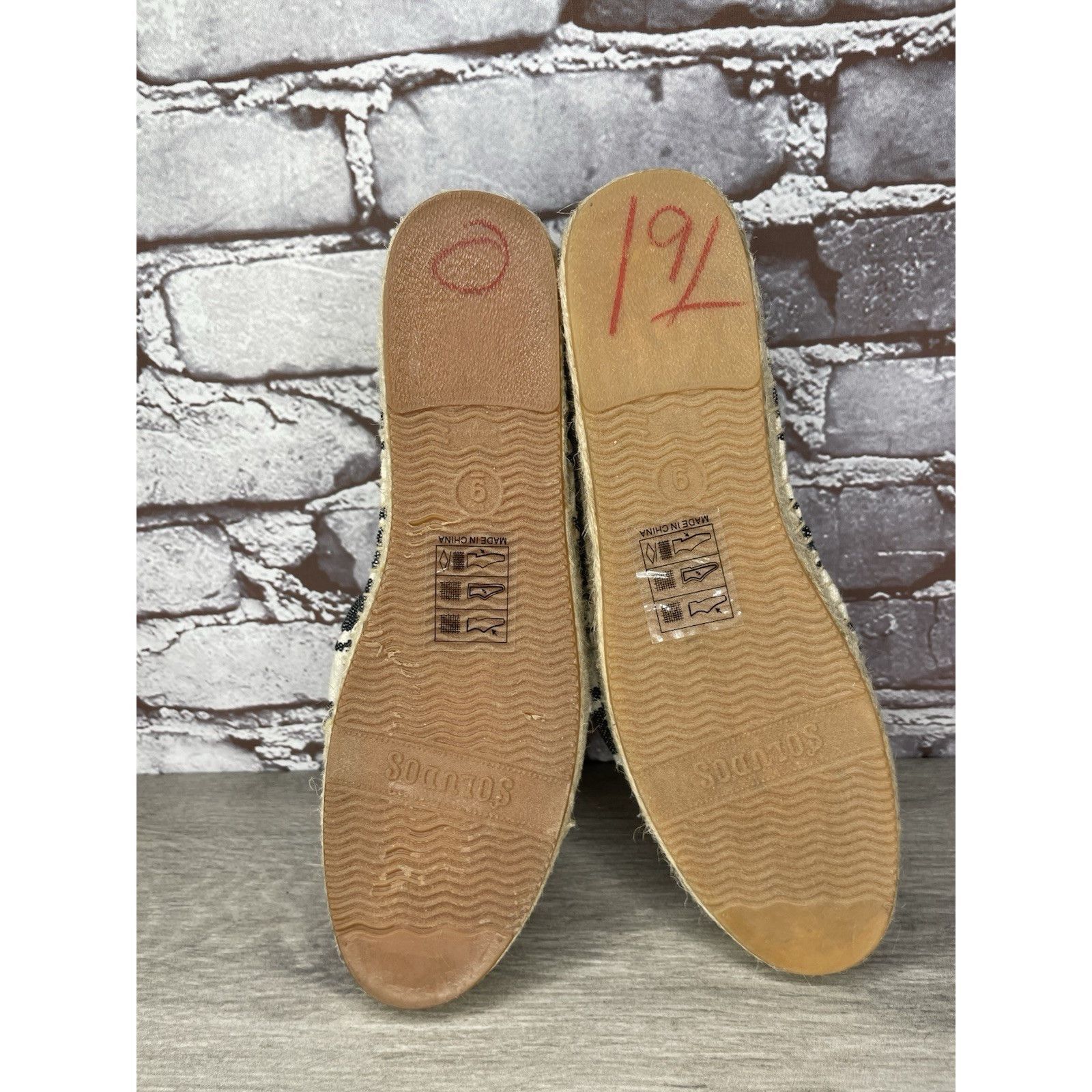 Soludos Soludos Striped Espadrille Bow Blue Cream Nautical Shoes Wom Size US 9 / IT 39 - 21 Thumbnail