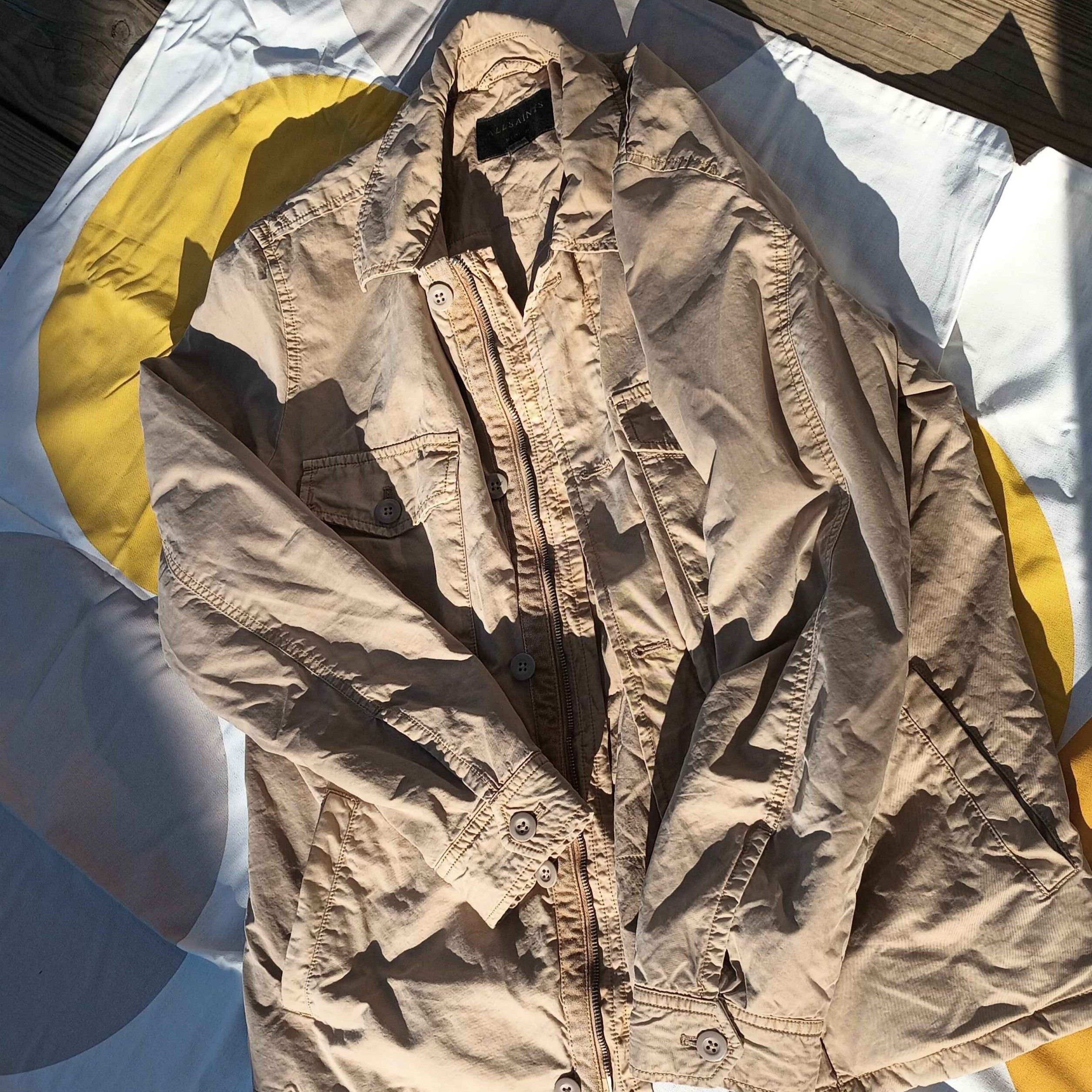Allsaints Allsaints beige utility jacket Size US M / EU 48-50 / 2 - 1 Thumbnail