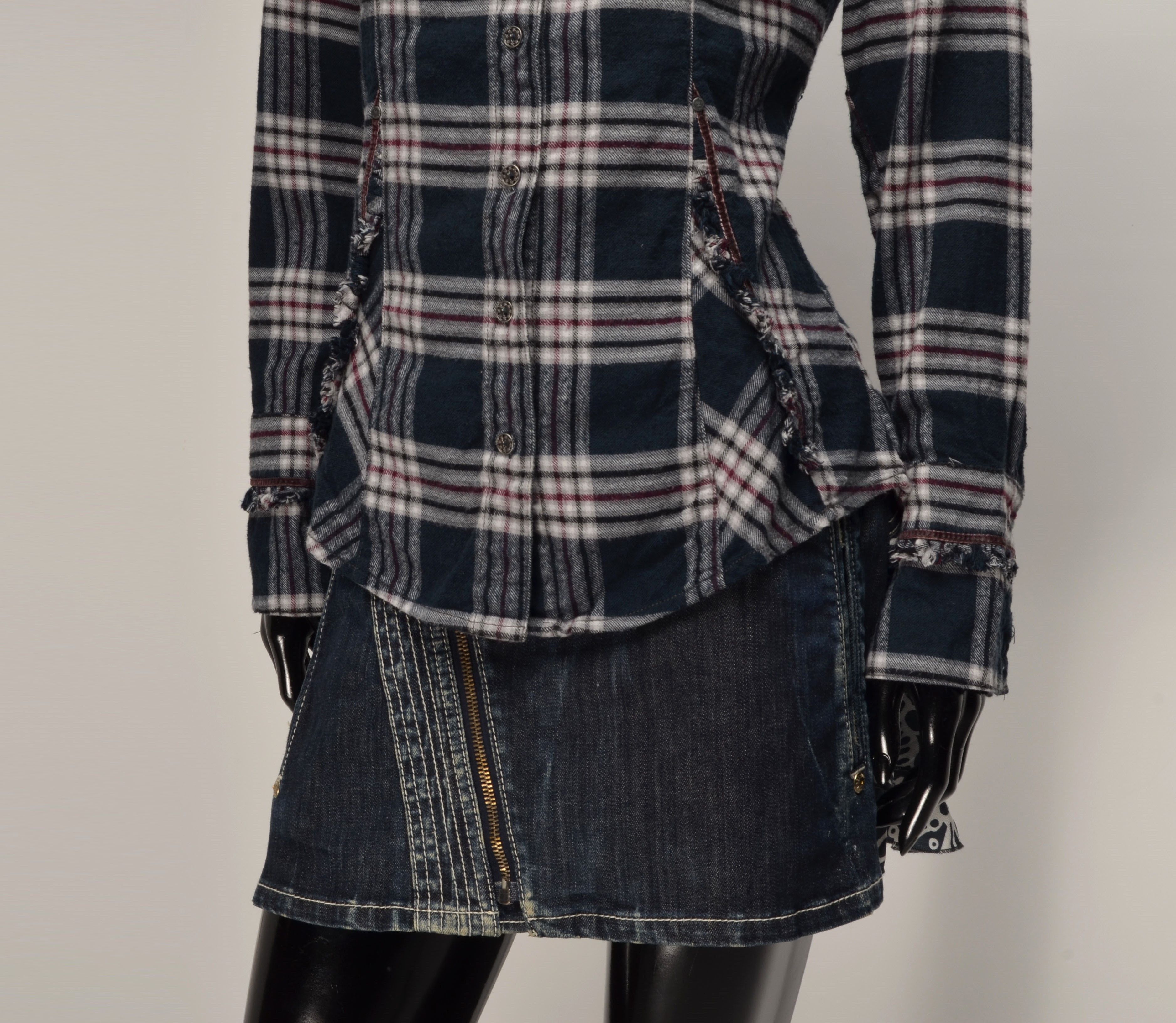 Designer × Vintage Nile Atelier Y2K Cottagecore Western Long Sleeve Shirt Size S / US 4 / IT 40 - 3 Thumbnail