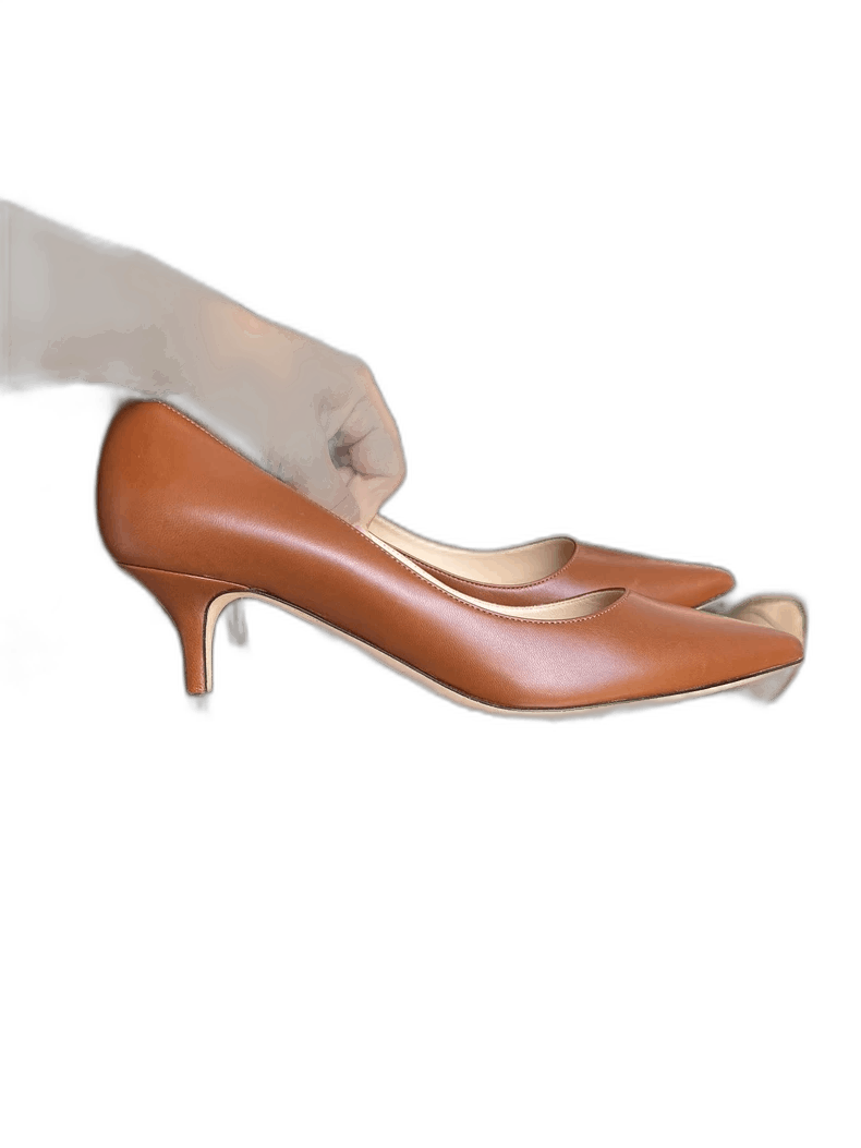 Jimmy Choo Jimmy Choo Brown Leather High Heels Size 36.5-yf Size US 6.5 / EU 39-40 - 1 Thumbnail