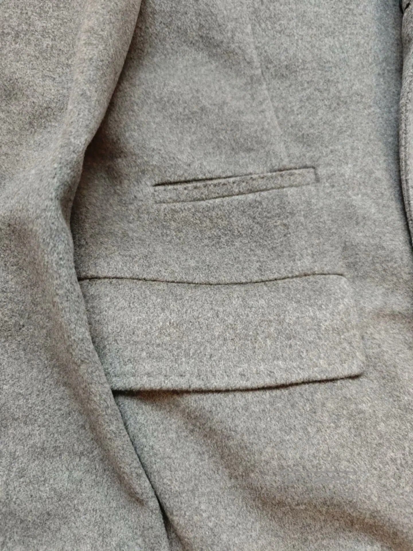 Maurizio Baldassari luxury gray cashmere coat by Andre Maurice. Size US XXL / EU 58 / 5 - 2 Thumbnail