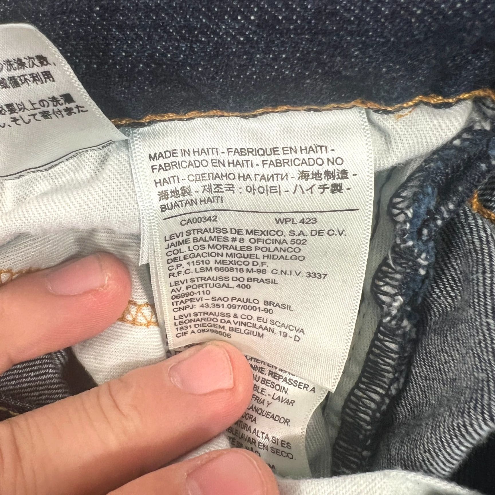 Levi's Levi's 514 Jeans Men's 30x31 Blue Slim Straight Leg Stretch Denim Size US 30 / EU 46 - 6 Thumbnail