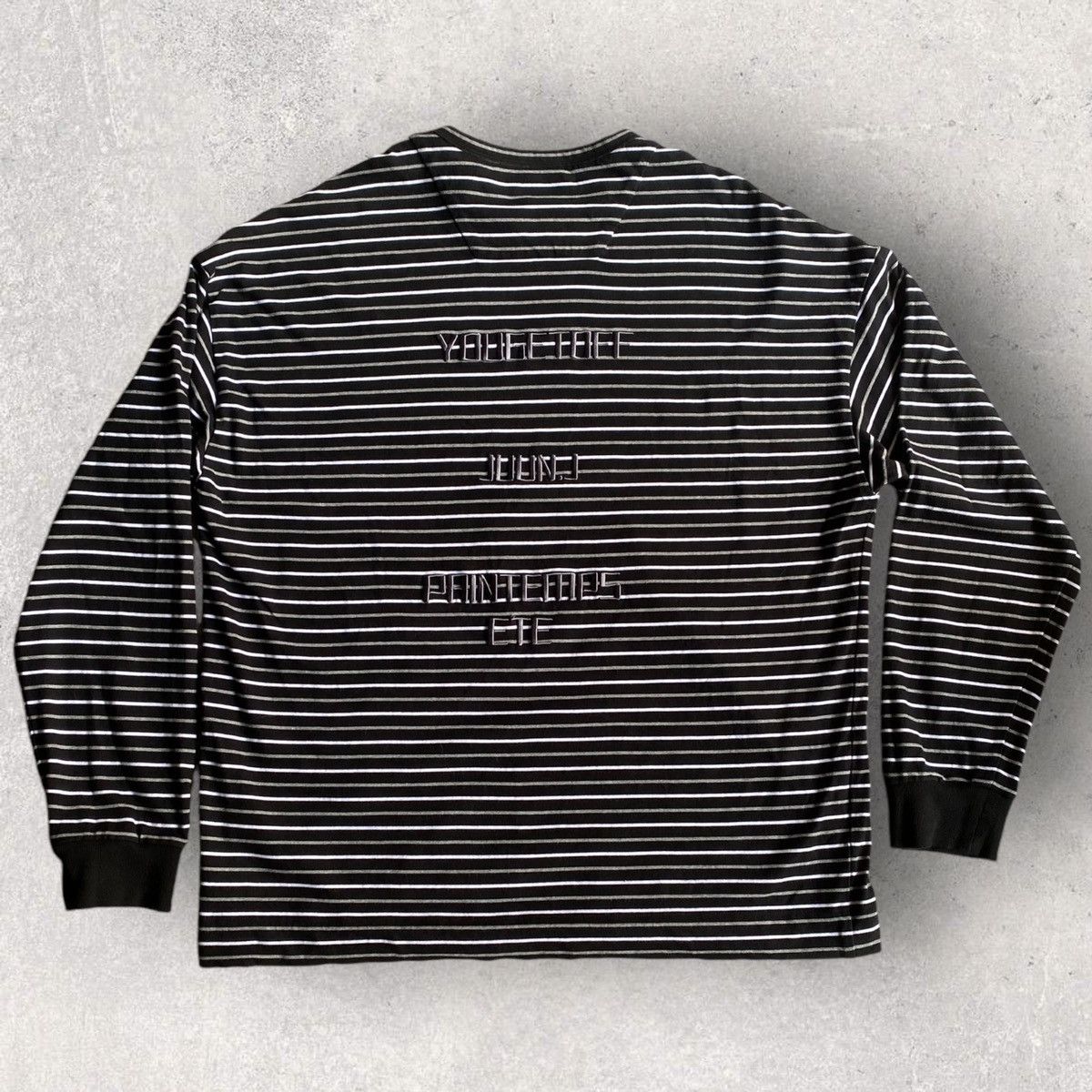 Juun.J SS 2022 “You Get Off” Embroidered Oversized Stripes L/S Size US L / EU 52-54 / 3 - 1 Thumbnail