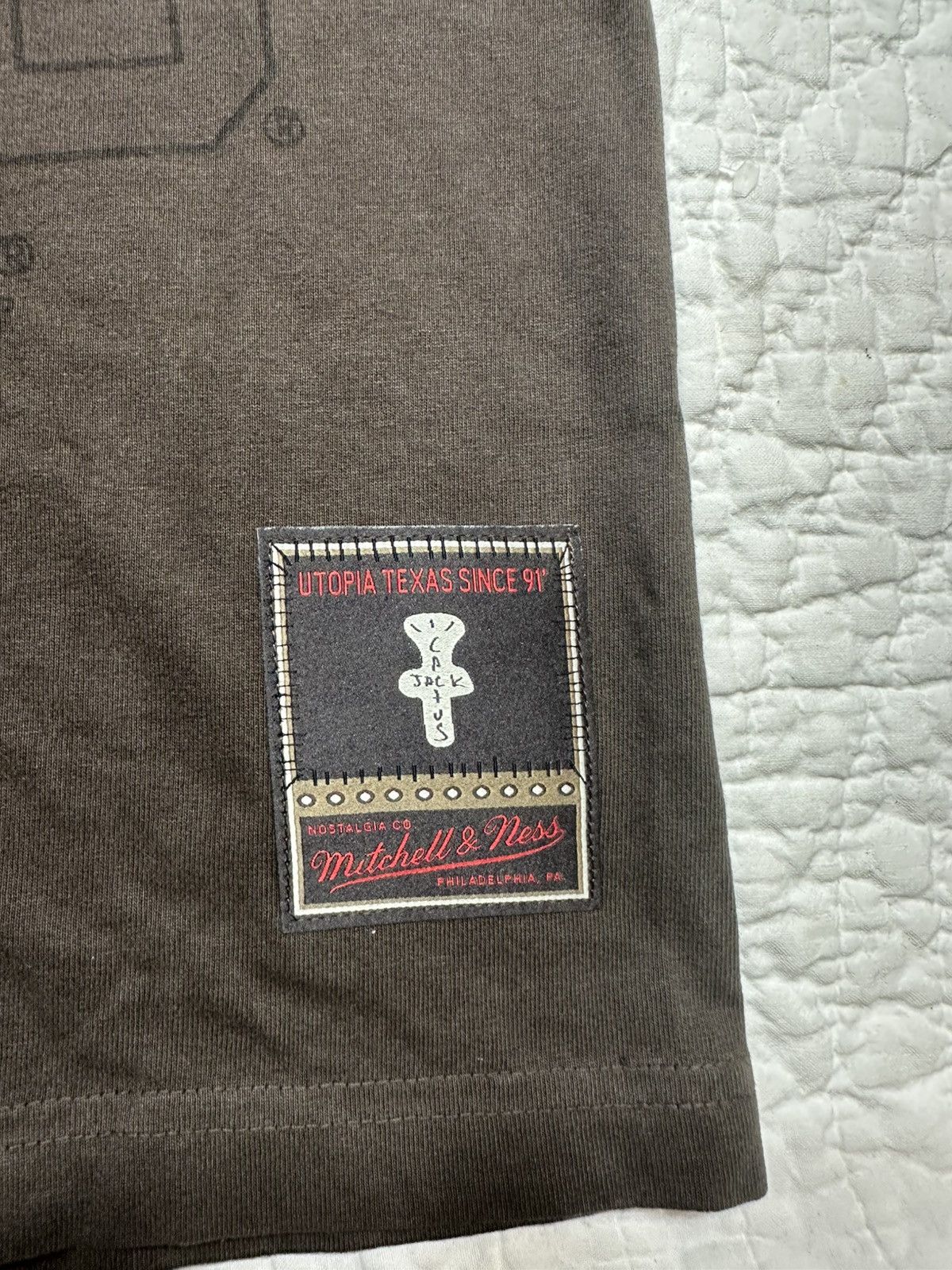 Mitchell & Ness × Travis Scott TRAVIS SCOTT MSU COLLAB TEE/ MITCHELL AND NESS XL RARE Size US XL / EU 56 / 4 - 3 Thumbnail