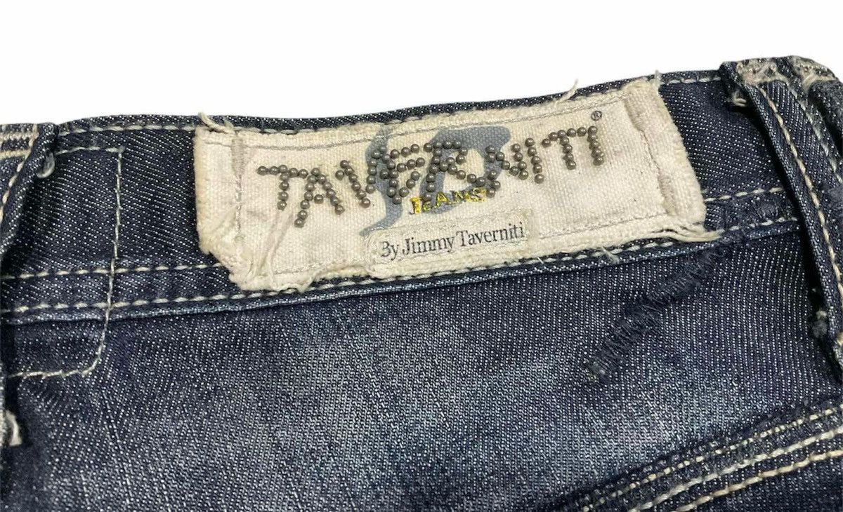 If Six Was Nine × Jimmy Taverniti × Le Grande Bleu (L.G.B.) 🔥Sick Y2K Taverniti Jeans Flared Denim Gimmick Pockets Size US 30 / EU 46 - 10 Thumbnail