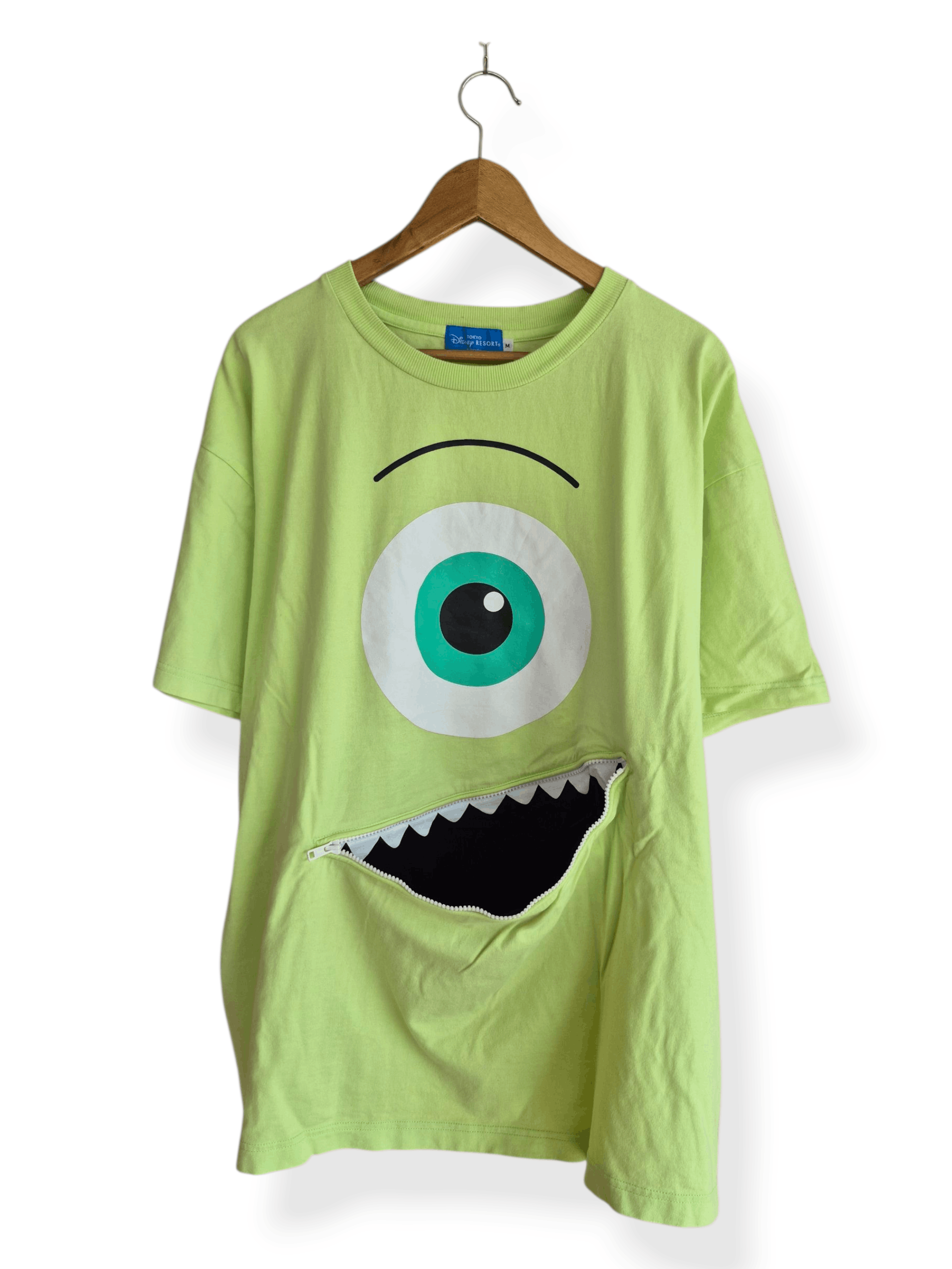 Disney 🔥 Disney Monster University Big Logo Pocket Tee Cartoon Size US M / EU 48-50 / 2 - 2 Thumbnail