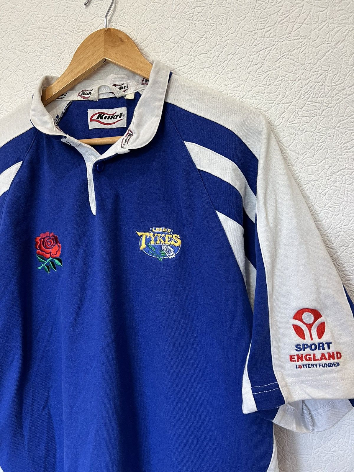 Vintage Vintage 90’s Kukri Leeds Tykes Jersey Shirt Rugby Size US XL / EU 56 / 4 - 2 Thumbnail