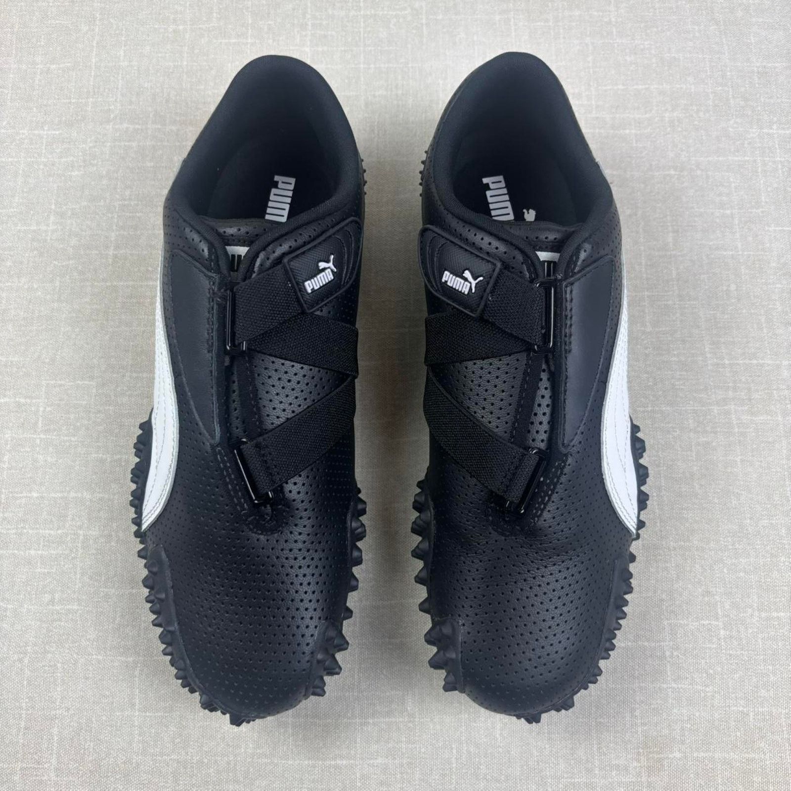 Puma 🐼 2024 Puma Mostro Perforated Leather “Black White” 11W Size US 11 / IT 41 - 4 Thumbnail