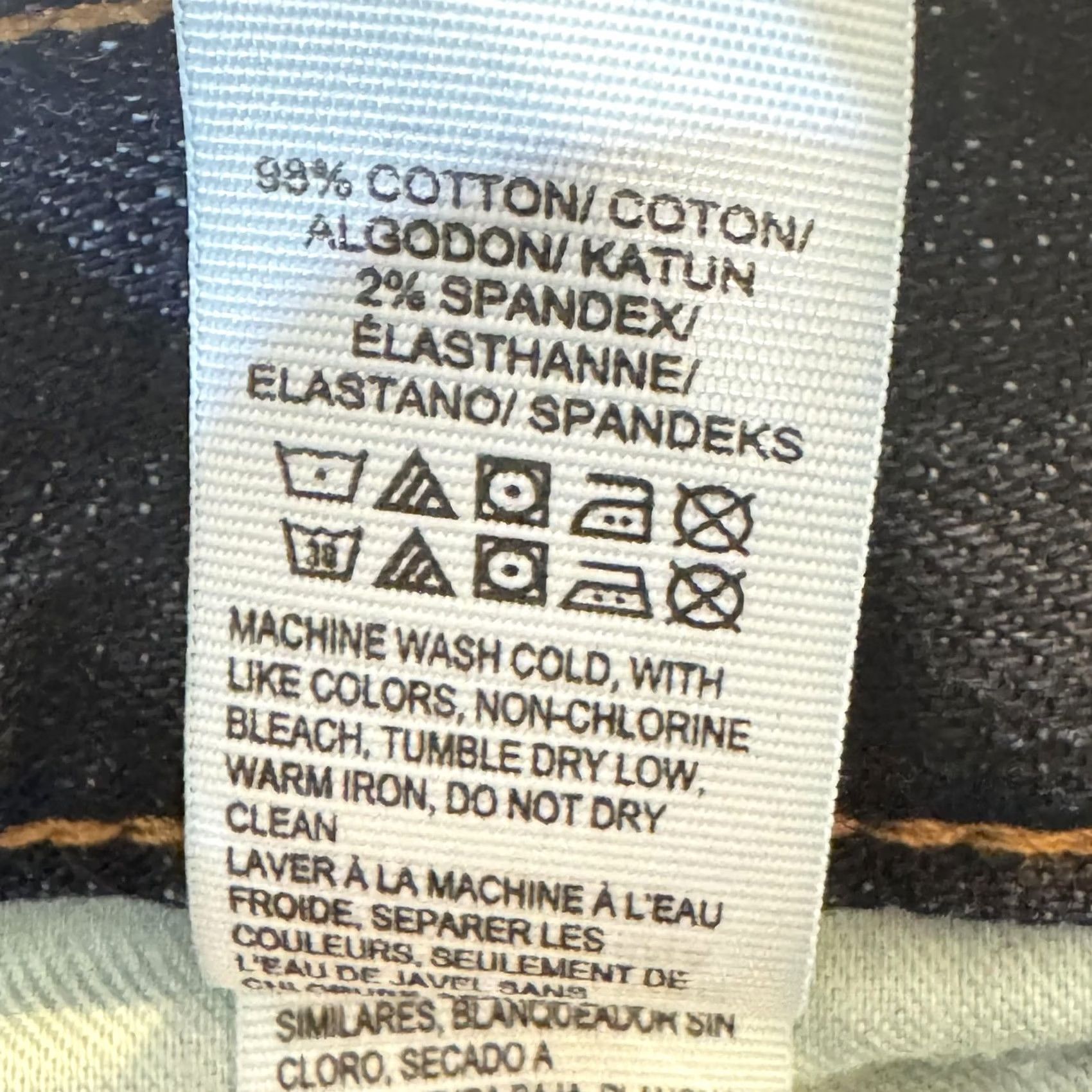 Lucky Brand Lucky Brand Jeans Mens 38x30 Blue 221 Original Straight Whiskered Denim Pants Size US 38 / EU 54 - 7 Thumbnail