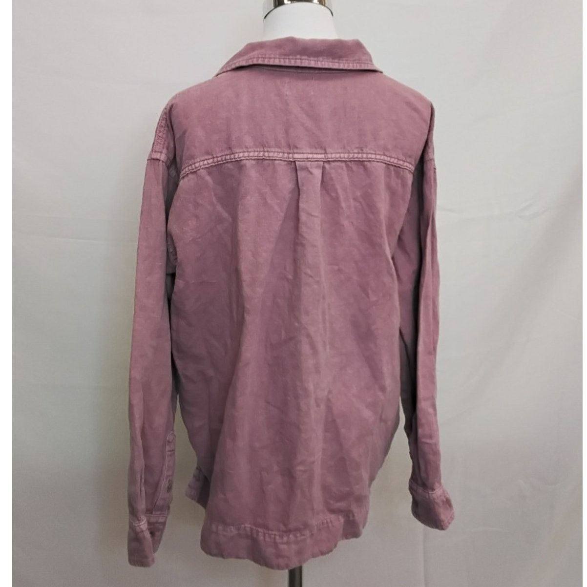 Faherty Faherty Top Women's M Pink Long Sleeve Organic Cotton Blend Size M / US 6-8 / IT 42-44 - 3 Thumbnail