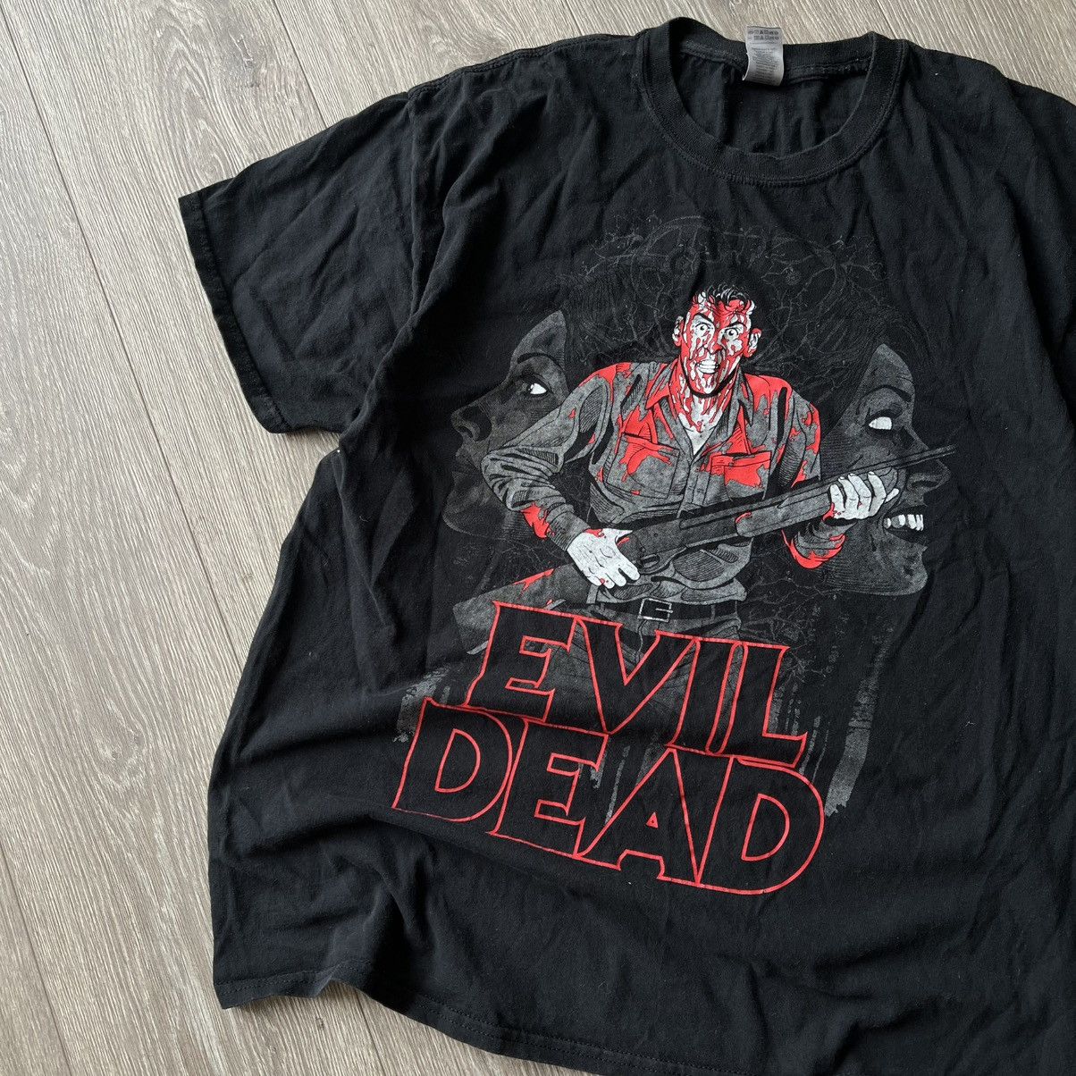 Expert Horror × Vintage EVIL DEAD TEE MOVIE HORROR Size US XL / EU 56 / 4 - 2 Thumbnail