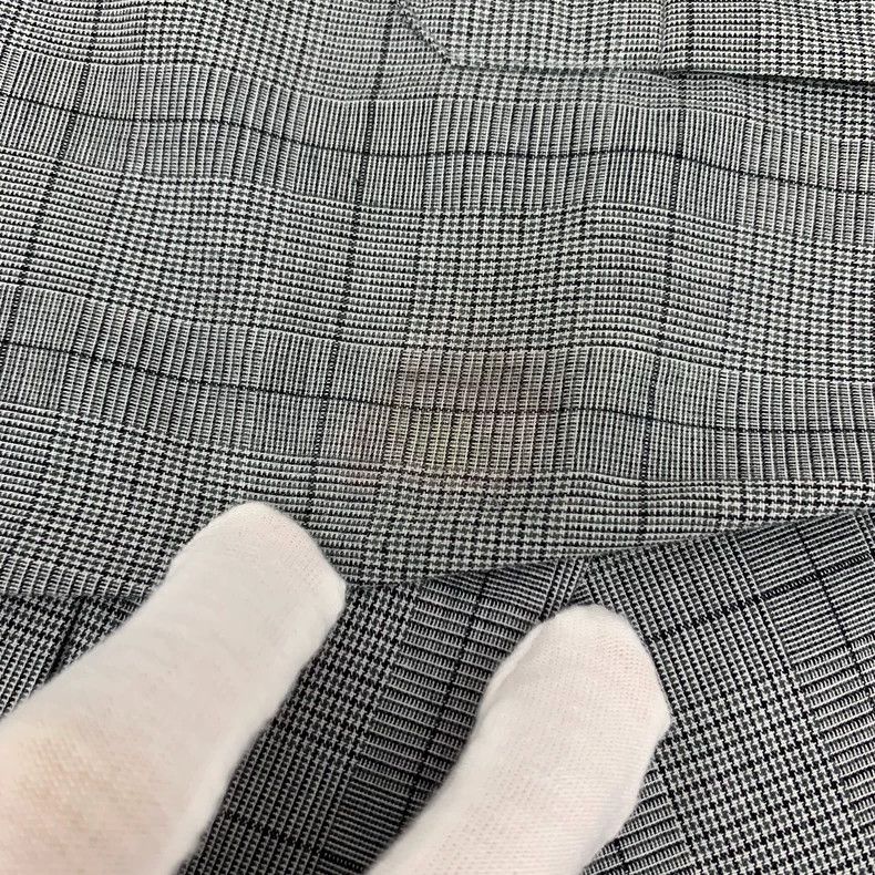 Balenciaga Balenciaga size 32 Grey plaid logo monogrammed cotton lace Size S / US 4 / IT 40 - 8 Thumbnail