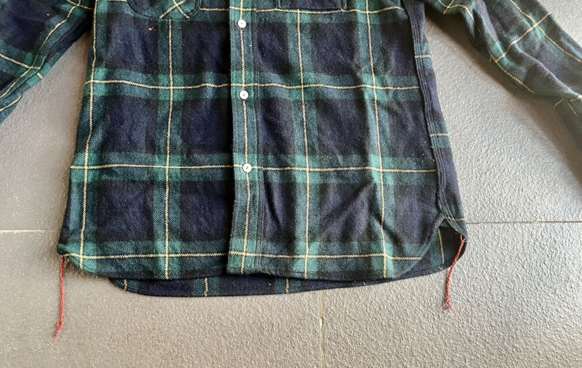 Sugar Cane Sugar Cane Wool Shirt B/D Checkered Flannel Tartan Japanese Size US L / EU 52-54 / 3 - 12 Thumbnail