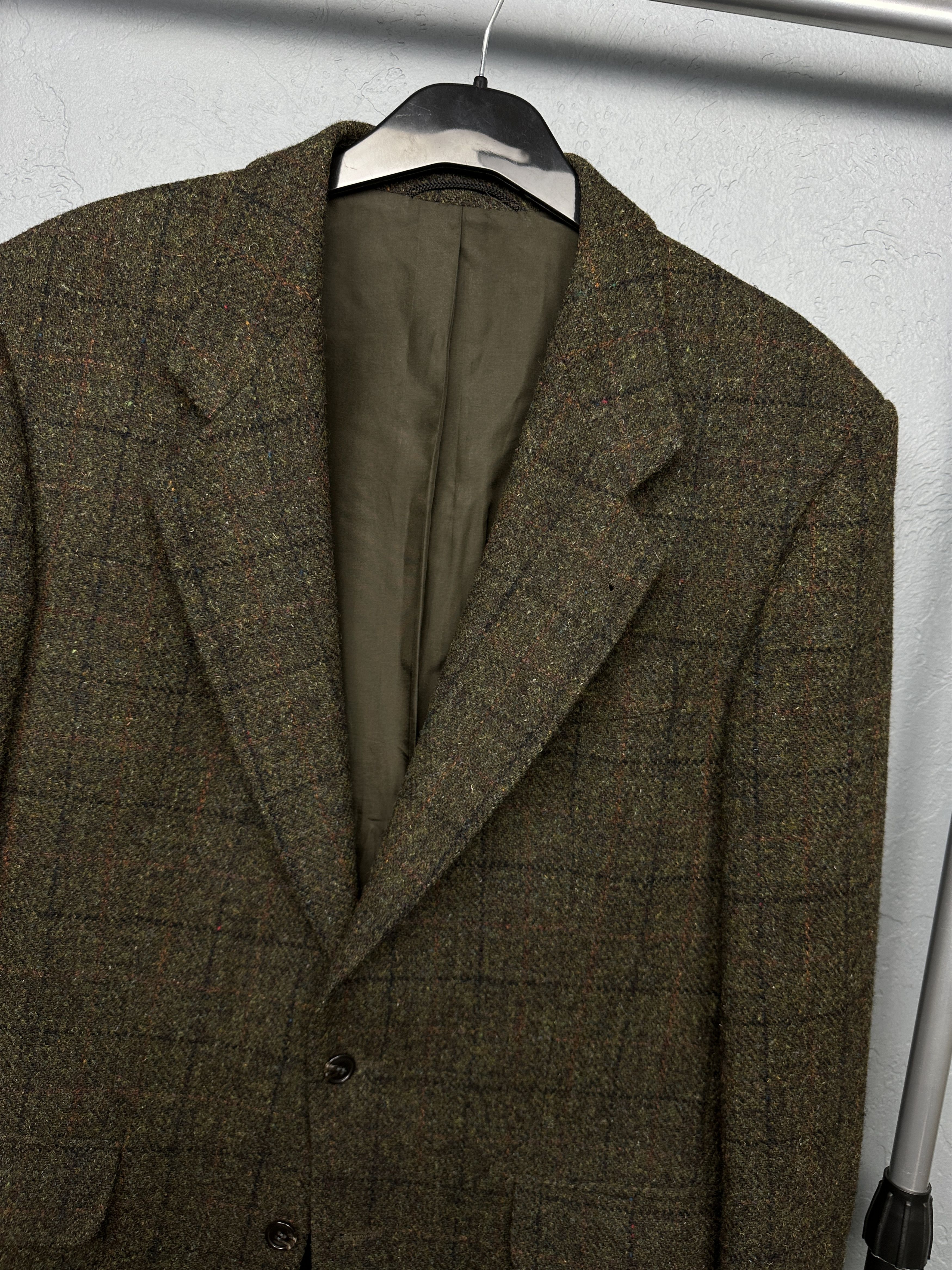Harris Tweed Harris Tweed Wool Mens Two Buttons Blazer Jacket Size US M / EU 48-50 / 2 - 2 Thumbnail