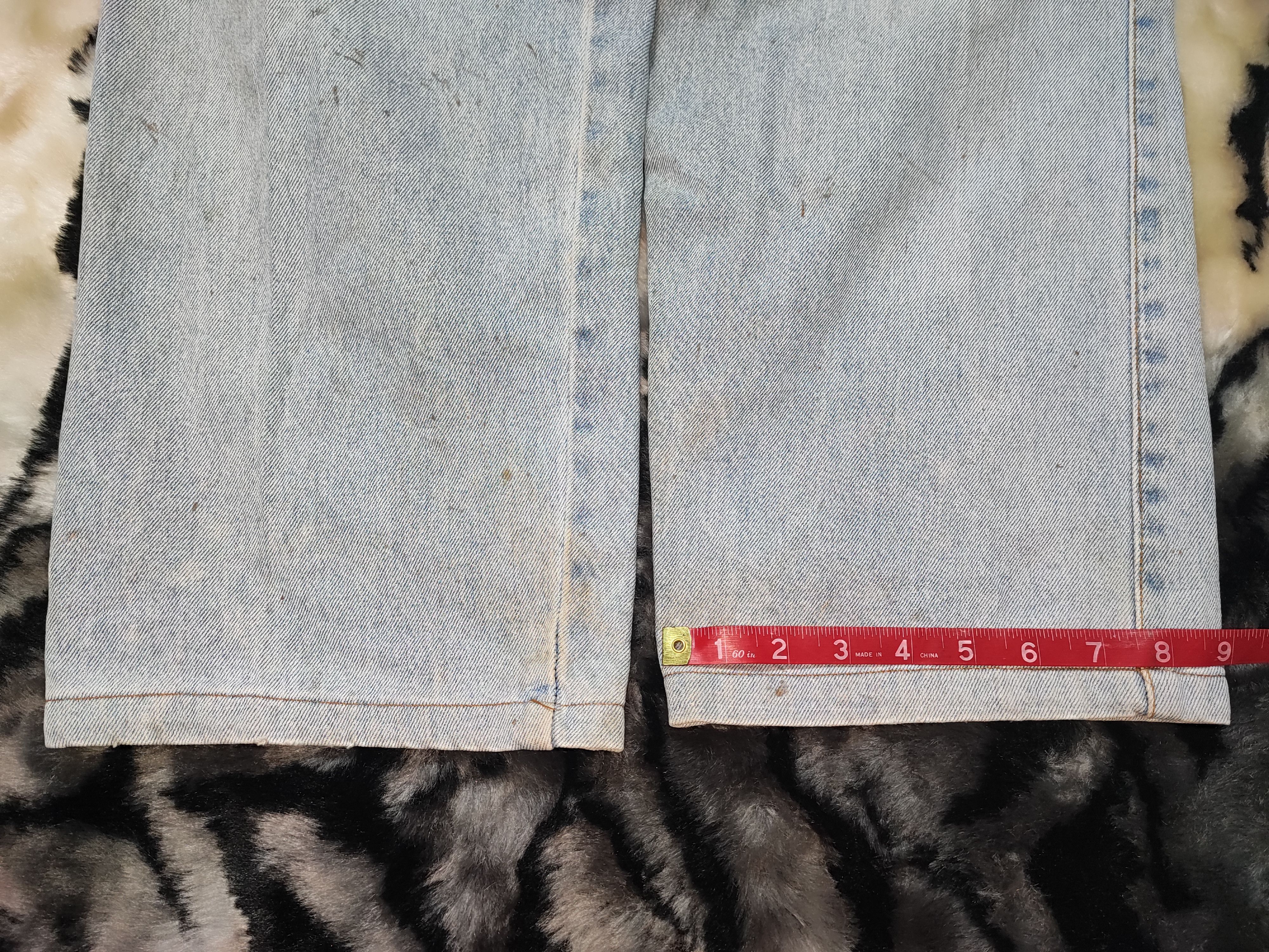 Vintage Volvo vintage y2k grunge faded blue skater baggy jeans Size US 30 / EU 46 - 11 Thumbnail