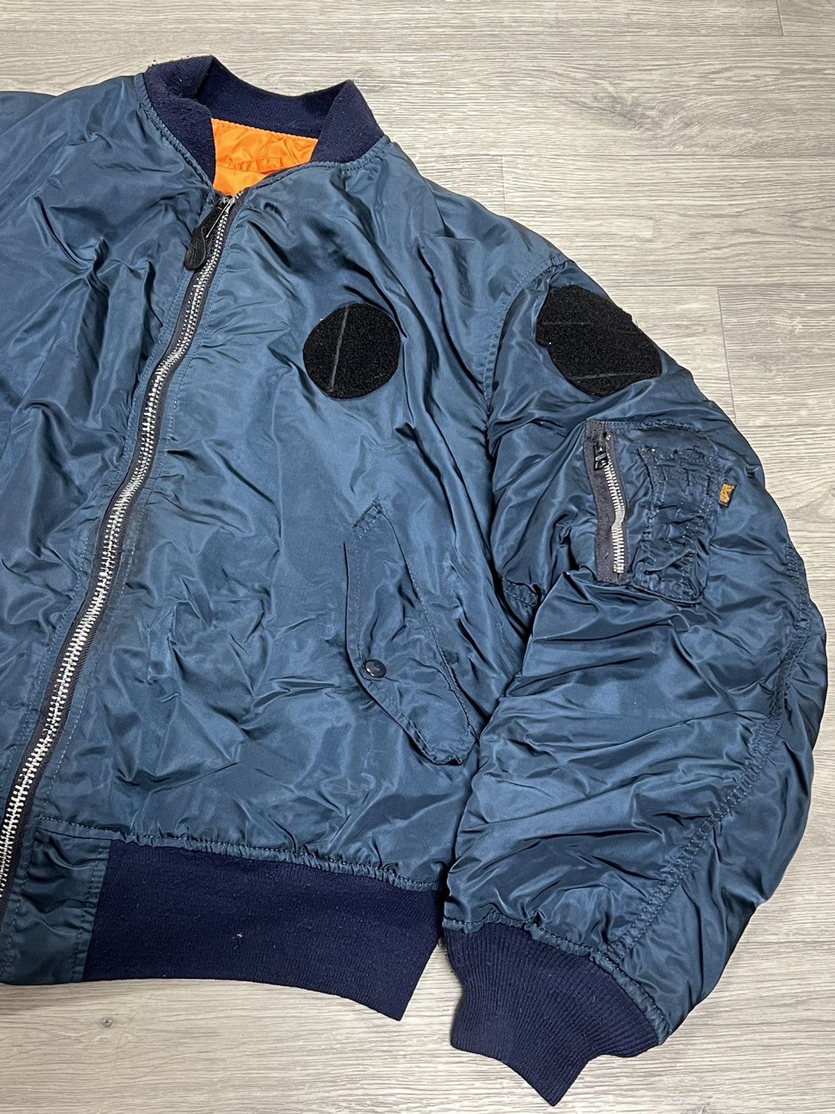 Alpha Industries Alpha Industrial flyers MA-1 vintage bomber jacket Size US XXL / EU 58 / 5 - 3 Thumbnail