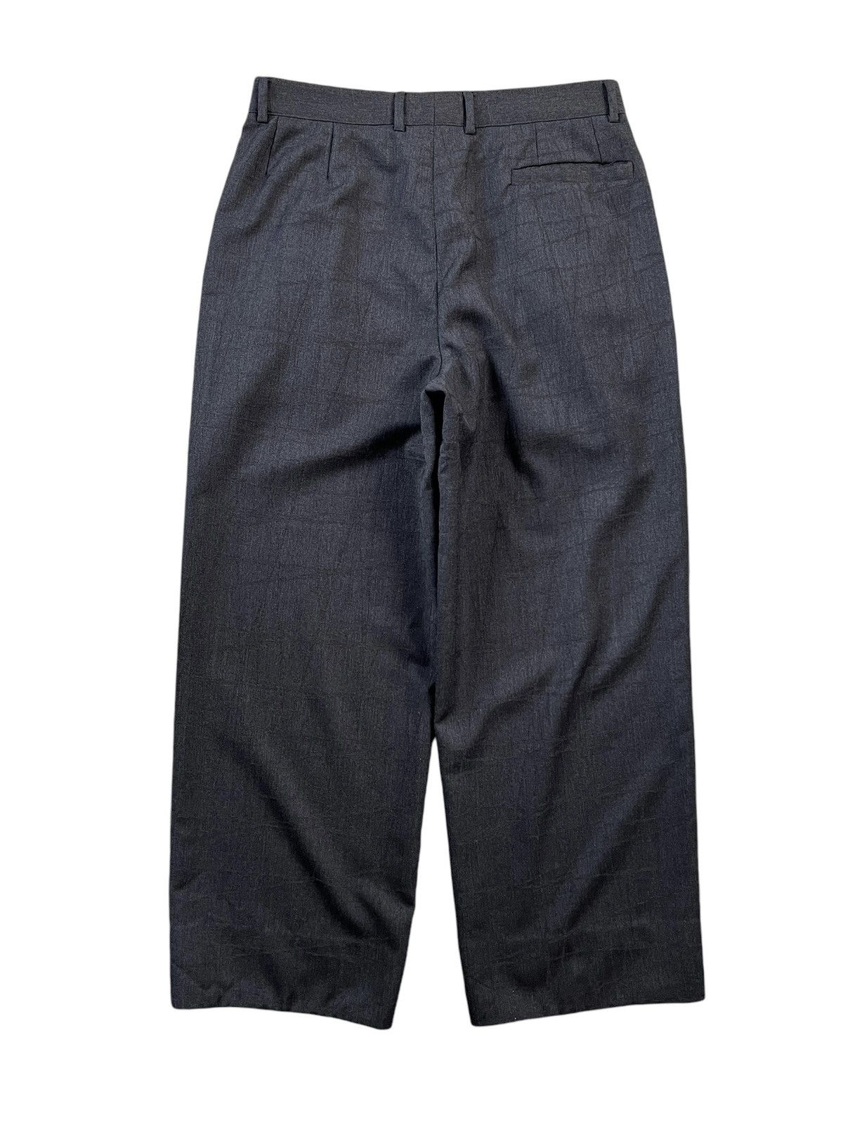 Versace Vintage Gianni Versace Crack Pattern Wool Gabardine Pants Size US 33 - 3 Thumbnail