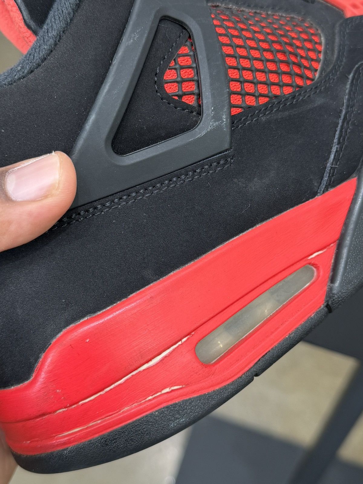 Jordan Brand Jordan 4 Red Thunder Size 10 (2022) Size US 10 / EU 43 - 17 Thumbnail