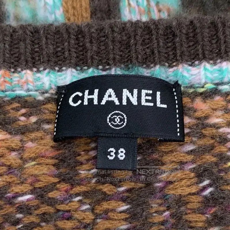 Chanel Chanel Color-Block Cashmere Women's T-Shirt . Size S / US 4 / IT 40 - 6 Thumbnail