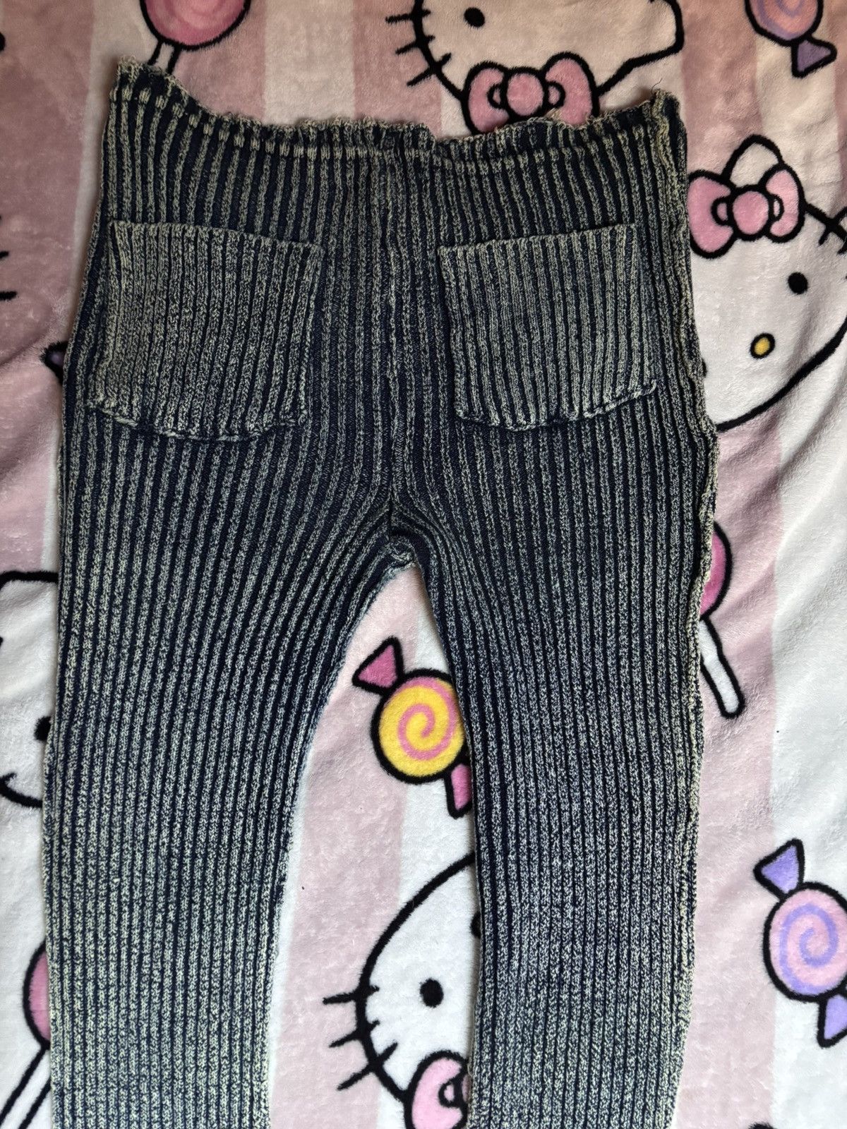Other Knorts Los Angeles Knit Denim Elongators Size 24" / US 00 / IT 34 - 5 Thumbnail
