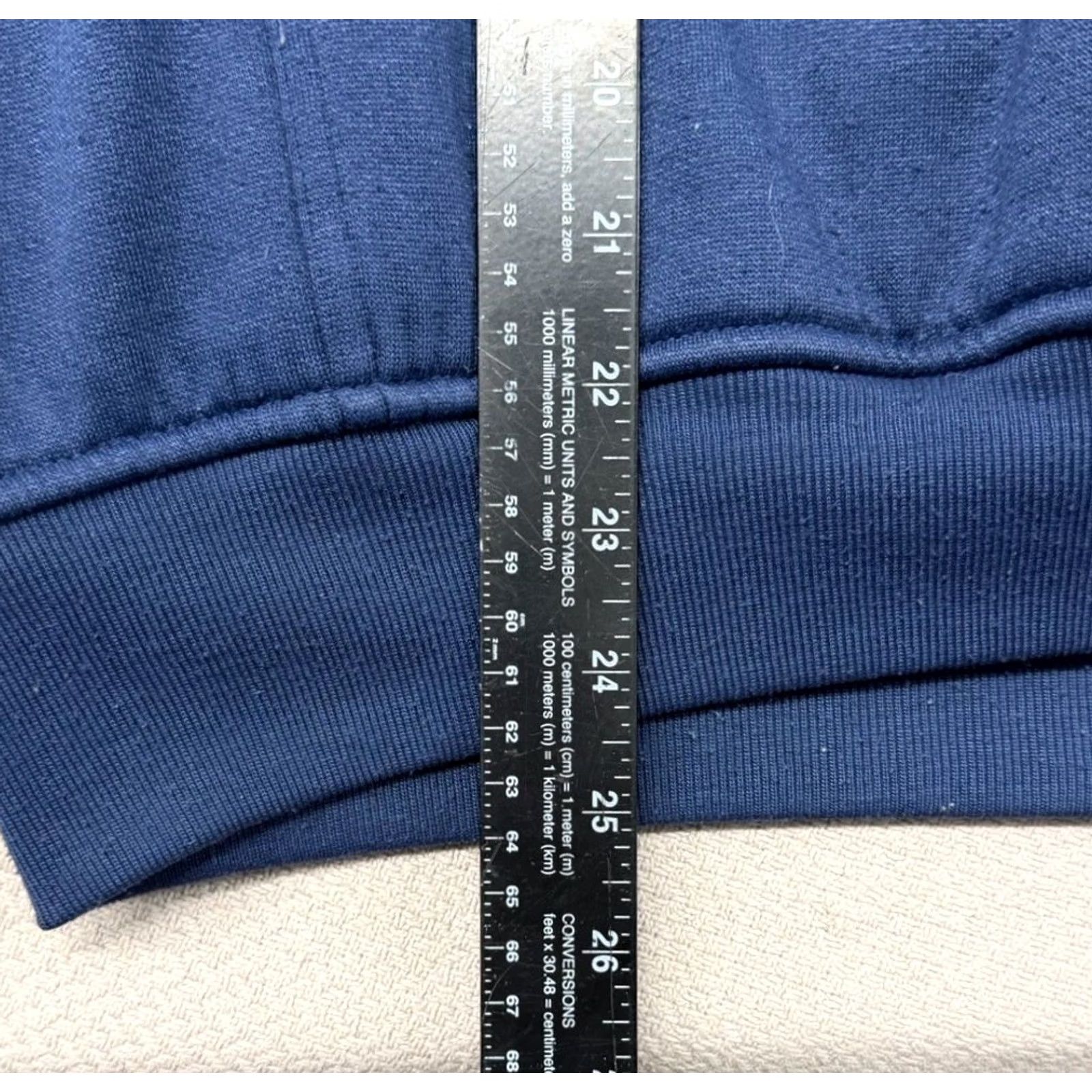 Vintage VINTAGE Franklin Hoodie Mens L Blue Thermal Lined Waffle Faded Boxy 90s Pullover Size US L / EU 52-54 / 3 - 6 Thumbnail
