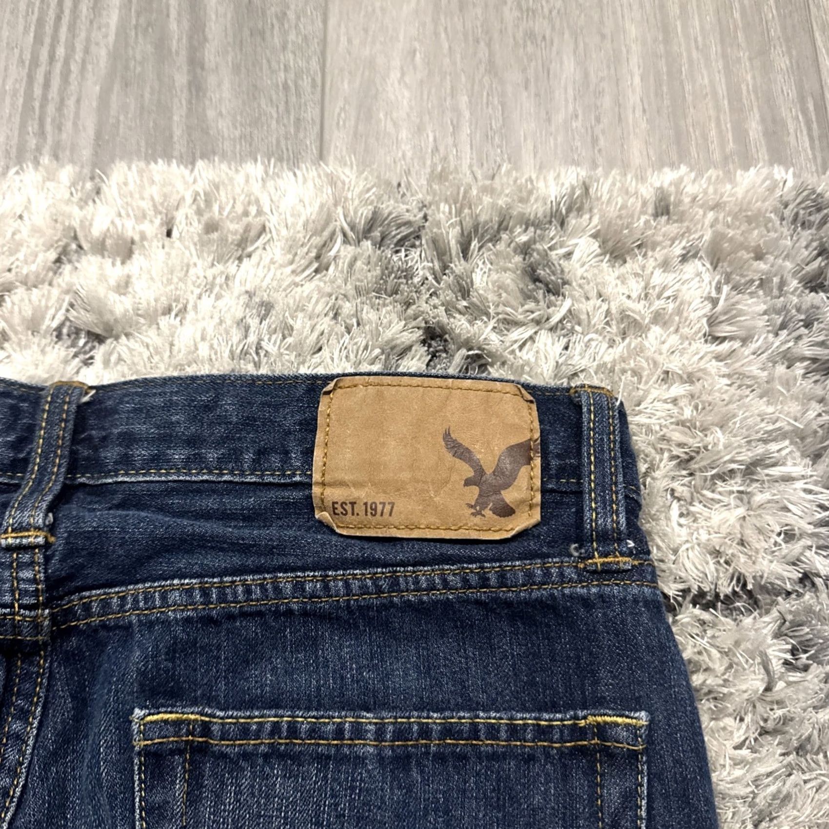 American Eagle Outfitters American Eagle Jeans Men’s 30x32 Blue Denim Straight Casual Fit Y2K HTF Size US 30 / EU 46 - 3 Thumbnail