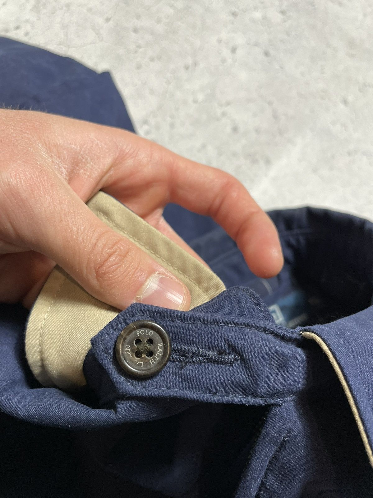 Polo Ralph Lauren Vintage 90s Bomber Jacket Polo Ralph Lauren Y2K Navy Size US XL / EU 56 / 4 - 9 Thumbnail