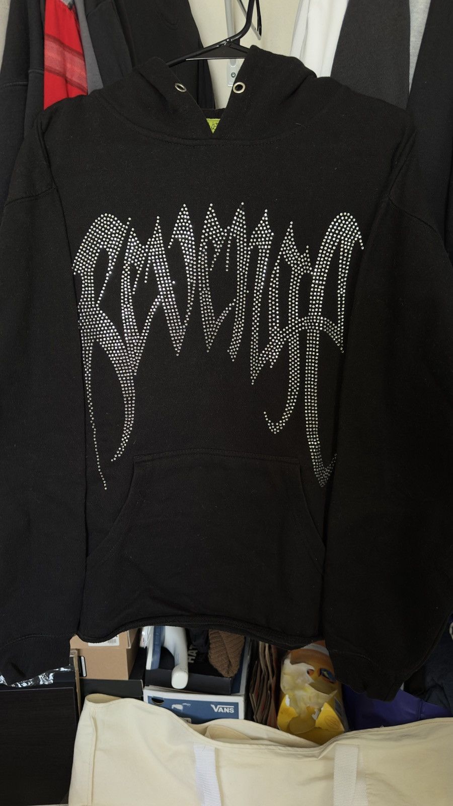 Revenge Revenge 2017 OG Heartbreak Bejeweled Hoodie Size US L / EU 52-54 / 3 - 3 Thumbnail