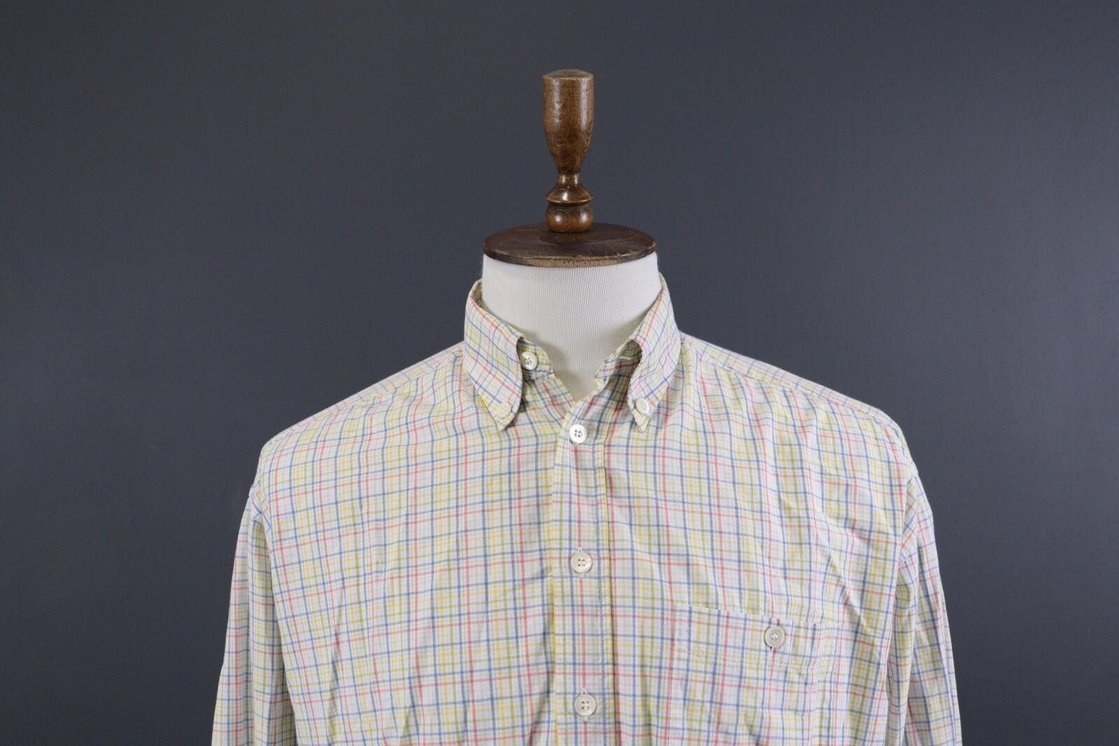 Ermenegildo Zegna Zegna Sport Soft Multicolor Check Oxford Shirt Size M 3 Size US M / EU 48-50 / 2 - 2 Thumbnail