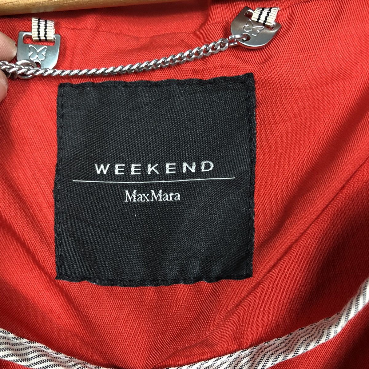 Japanese Brand 📌Rich Red Chore Zipper Jacket Max Mara Weekend Size US M / EU 48-50 / 2 - 22 Thumbnail