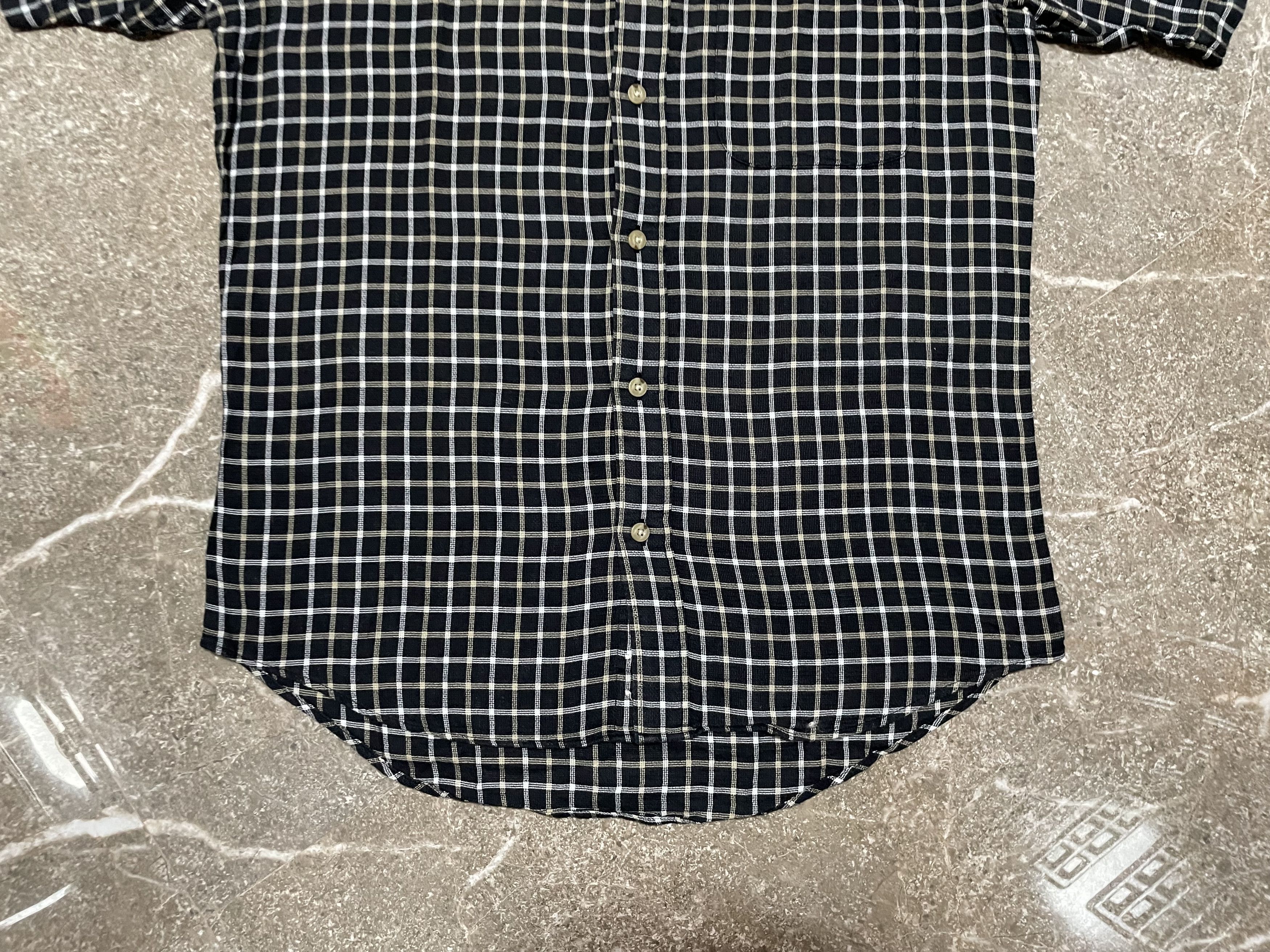 Balenciaga × Vintage Balenciaga Checked Polo - Button Ups Size US L / EU 52-54 / 3 - 3 Thumbnail