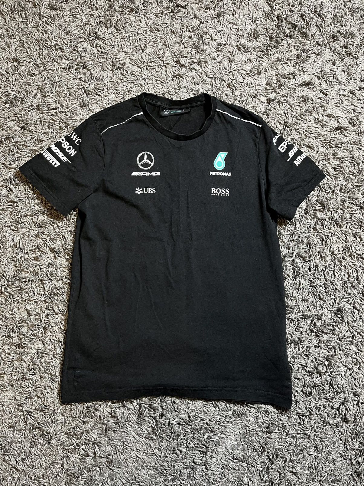 Mercedes-Benz MERCEDES BENZ PETRONAS AMG RACING Y2K COTTON T-SHIRT Size US L / EU 52-54 / 3 - 1 Thumbnail