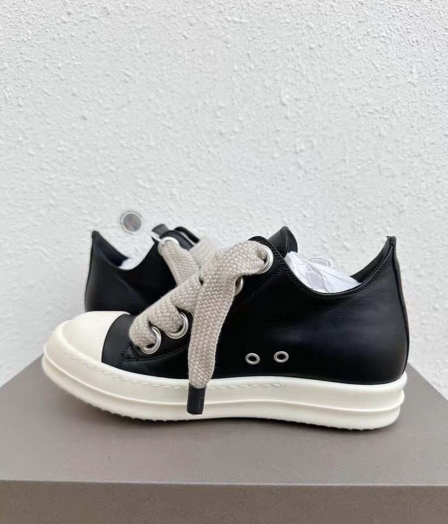 Rick Owens Rick Owens 25SS Leather High-Top Sneakers with Thick Laces Size US 7 / IT 37 - 5 Thumbnail