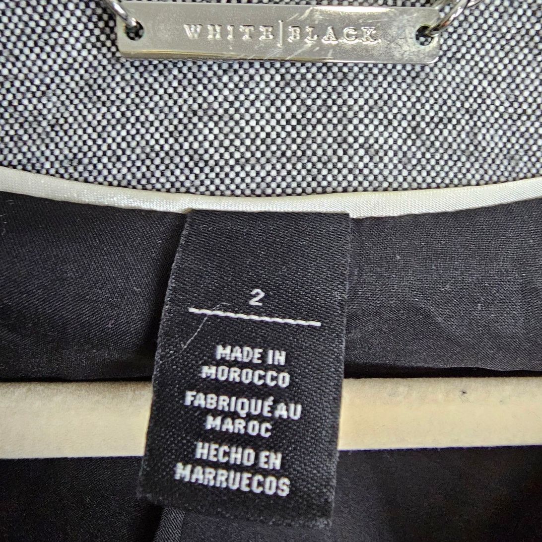 White House Black Market White House Black Market Womens Peplum Crop Blazer 2 Career Size XS / US 0-2 / IT 36-38 - 8 Thumbnail