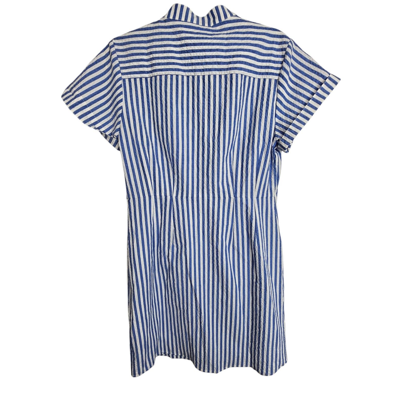 UNTUCKit UNTUCKit Womens Cybil Striped Shirt Dress 8 Classic Career Size M / US 6-8 / IT 42-44 - 9 Thumbnail